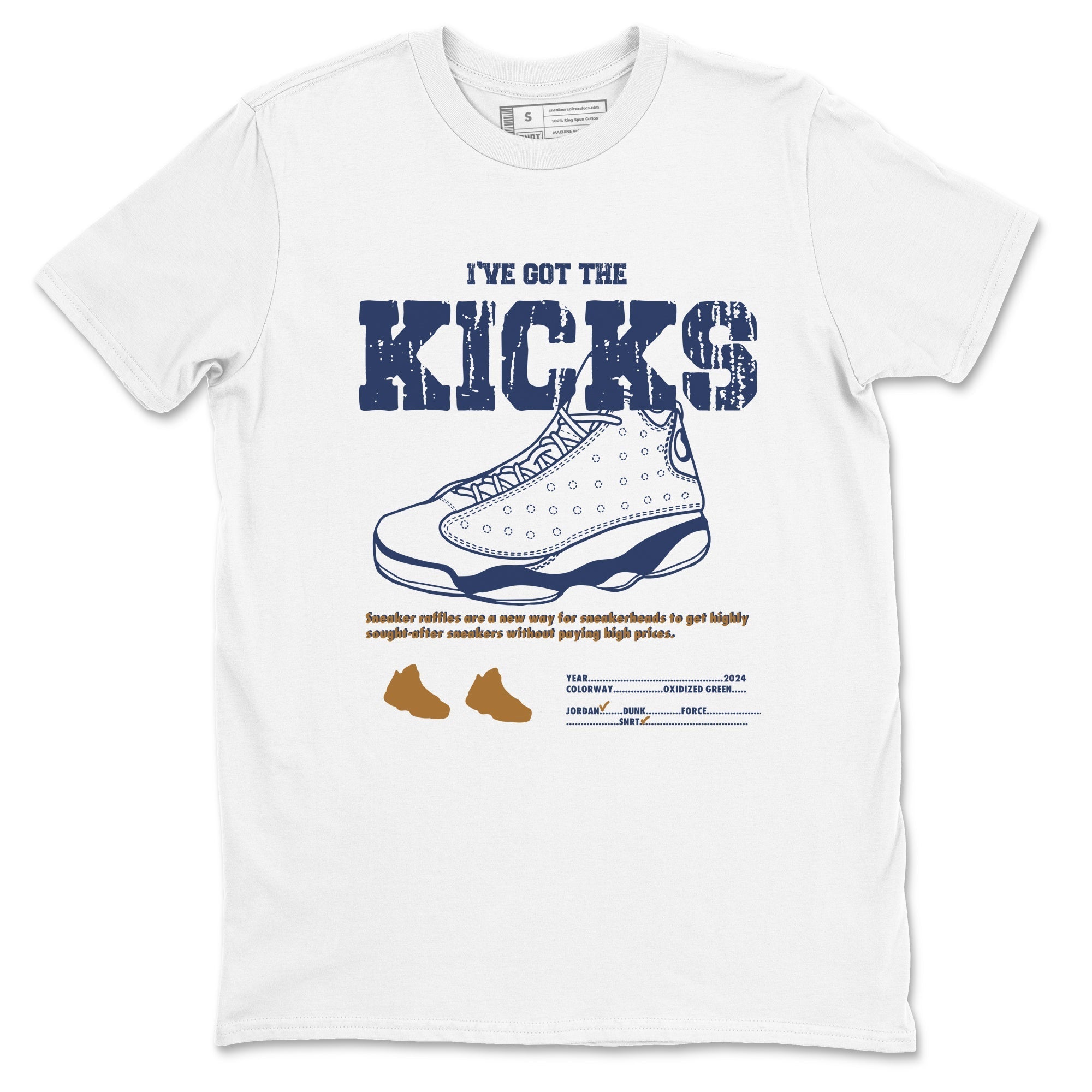 I've Got The Kicks snkmatch Tees - Air Jordan 13 Midnight Navy