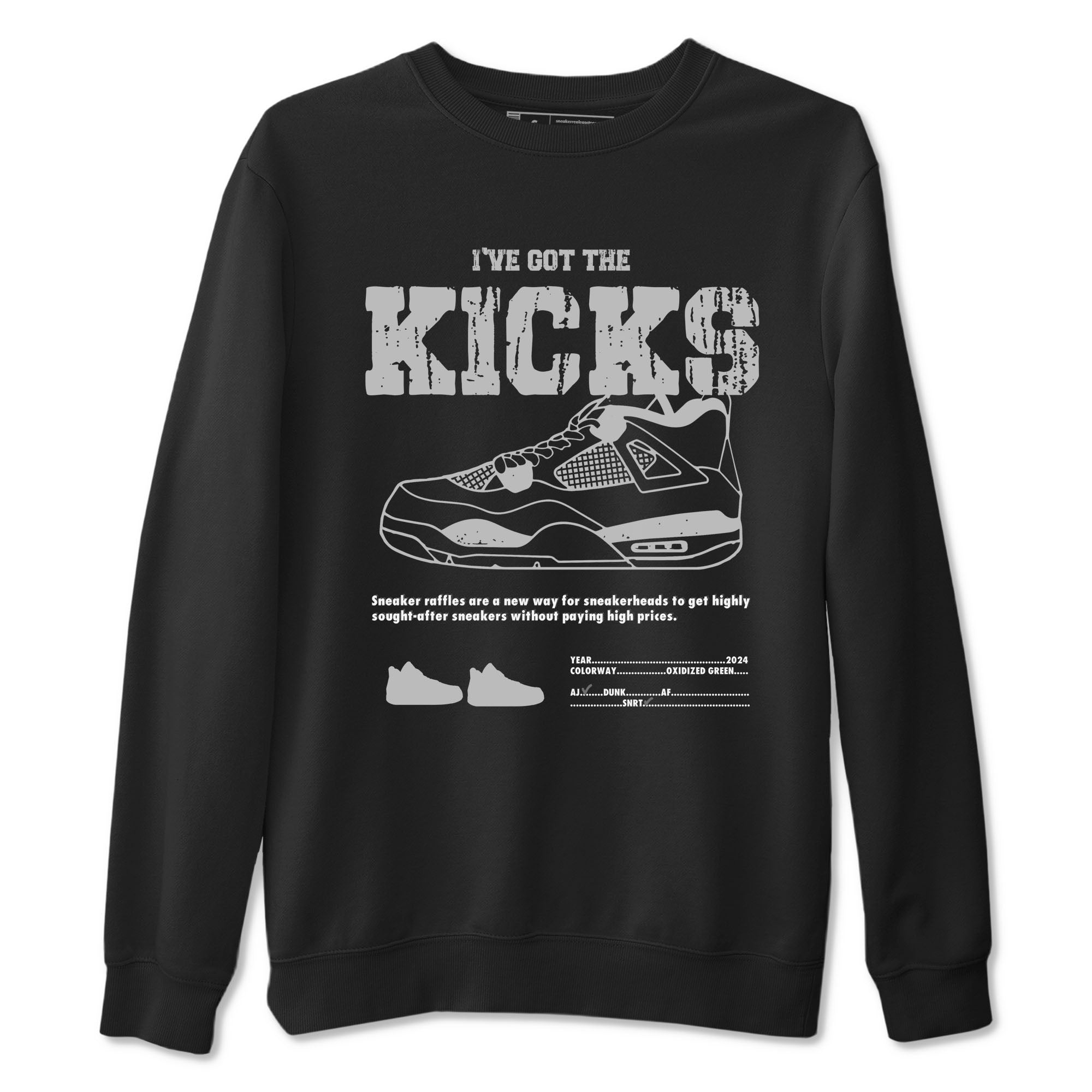 I've Got The Kicks snkmatch Tees - Air Jordan 4 Wet Cement