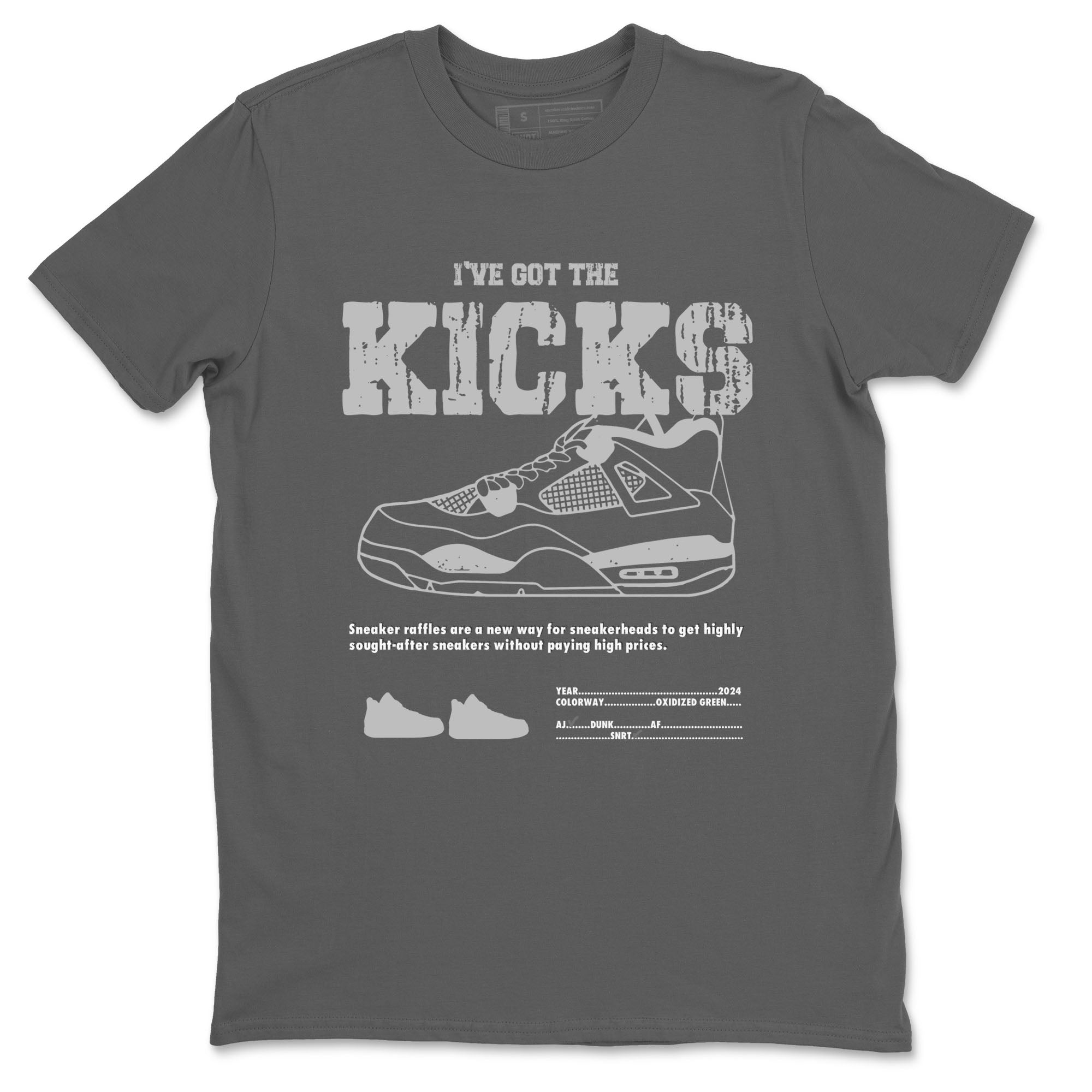 I've Got The Kicks snkmatch Tees - Air Jordan 4 Wet Cement