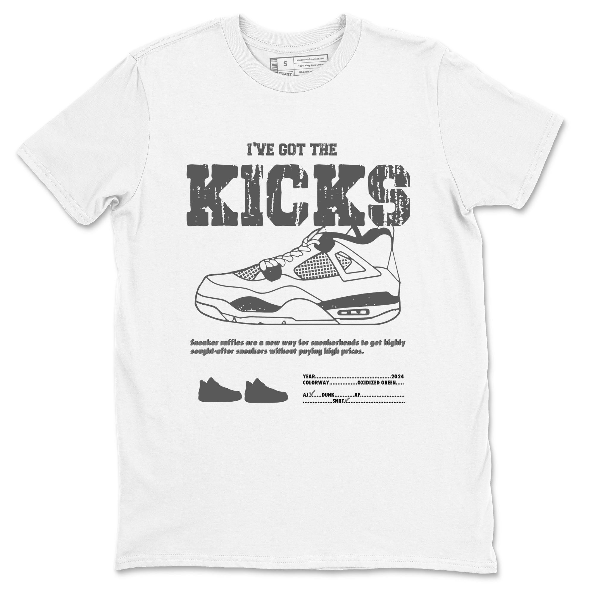 I've Got The Kicks snkmatch Tees - Air Jordan 4 Wet Cement