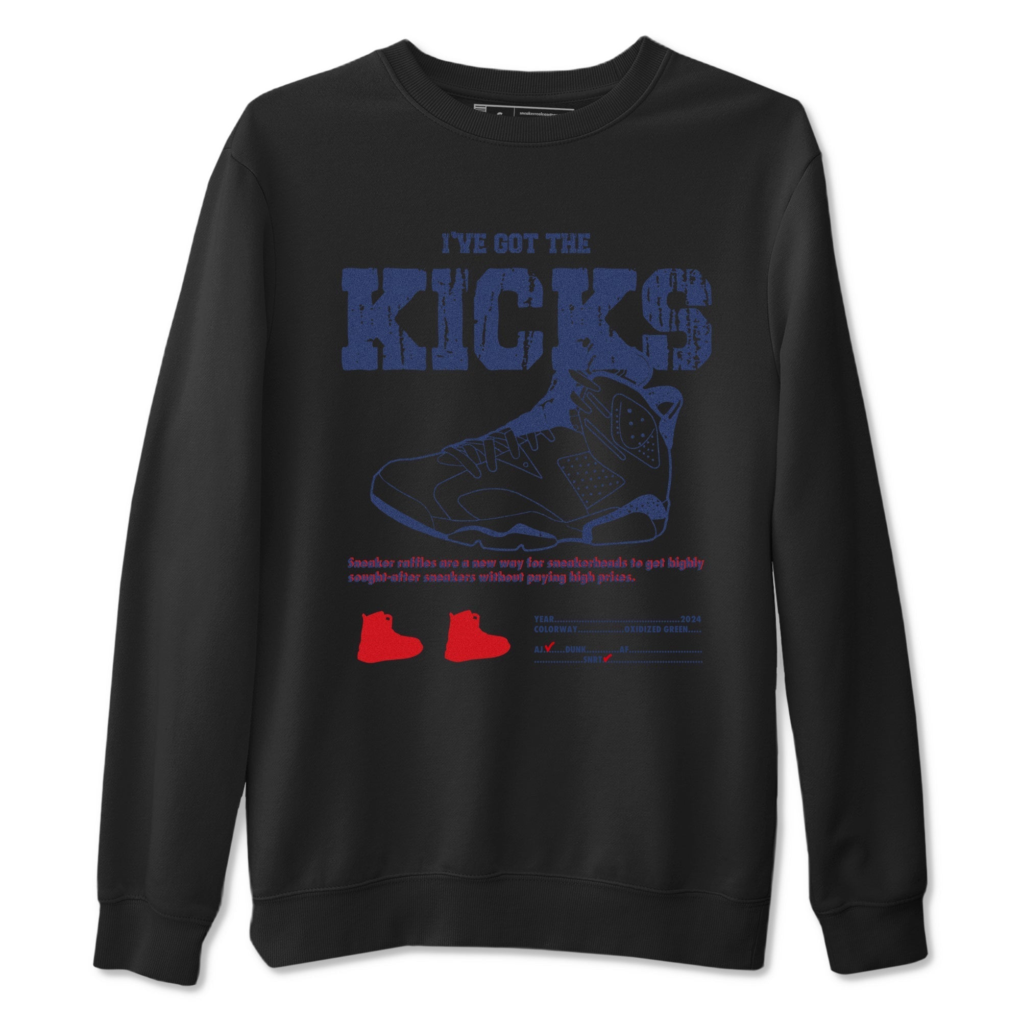 I've Got The Kicks snkmatch Tees - Air Jordan 6 White And Midnight Navy