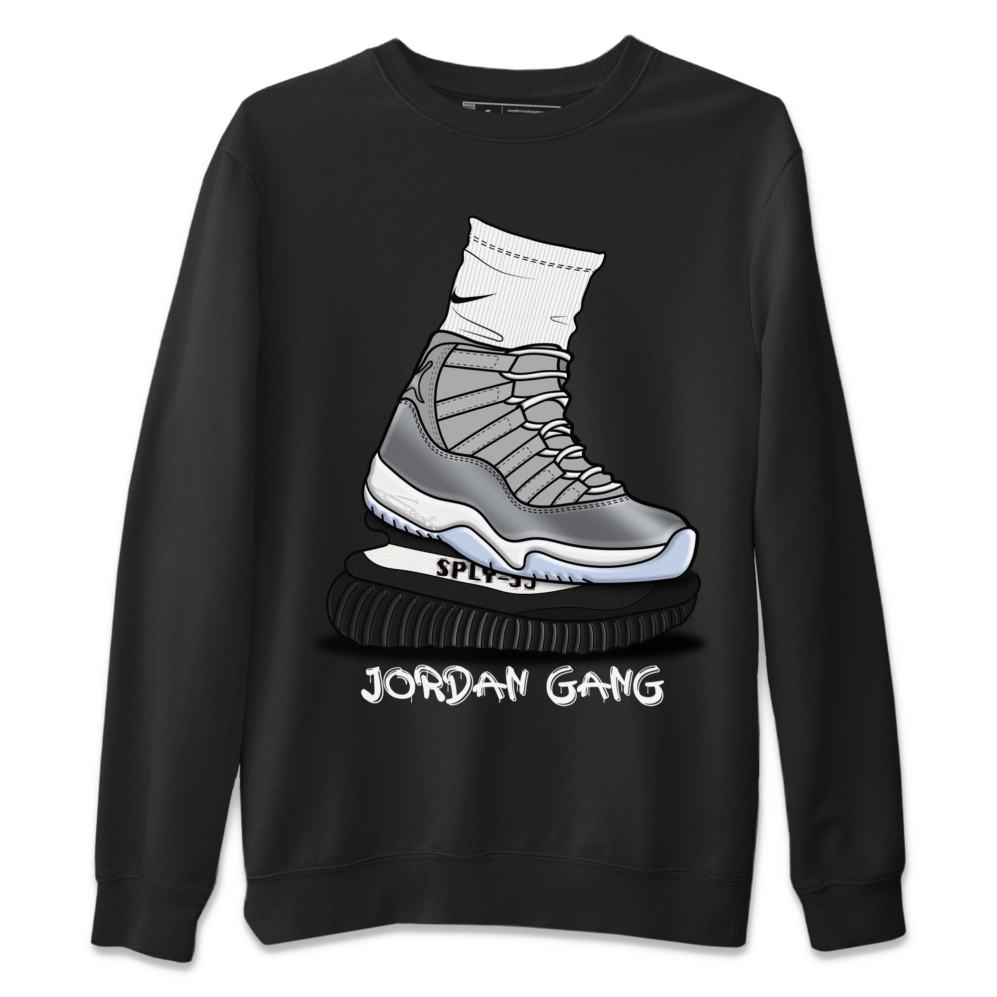 Air Jordan Gang Unisex Tops - Air Jordan 11 Cool Grey