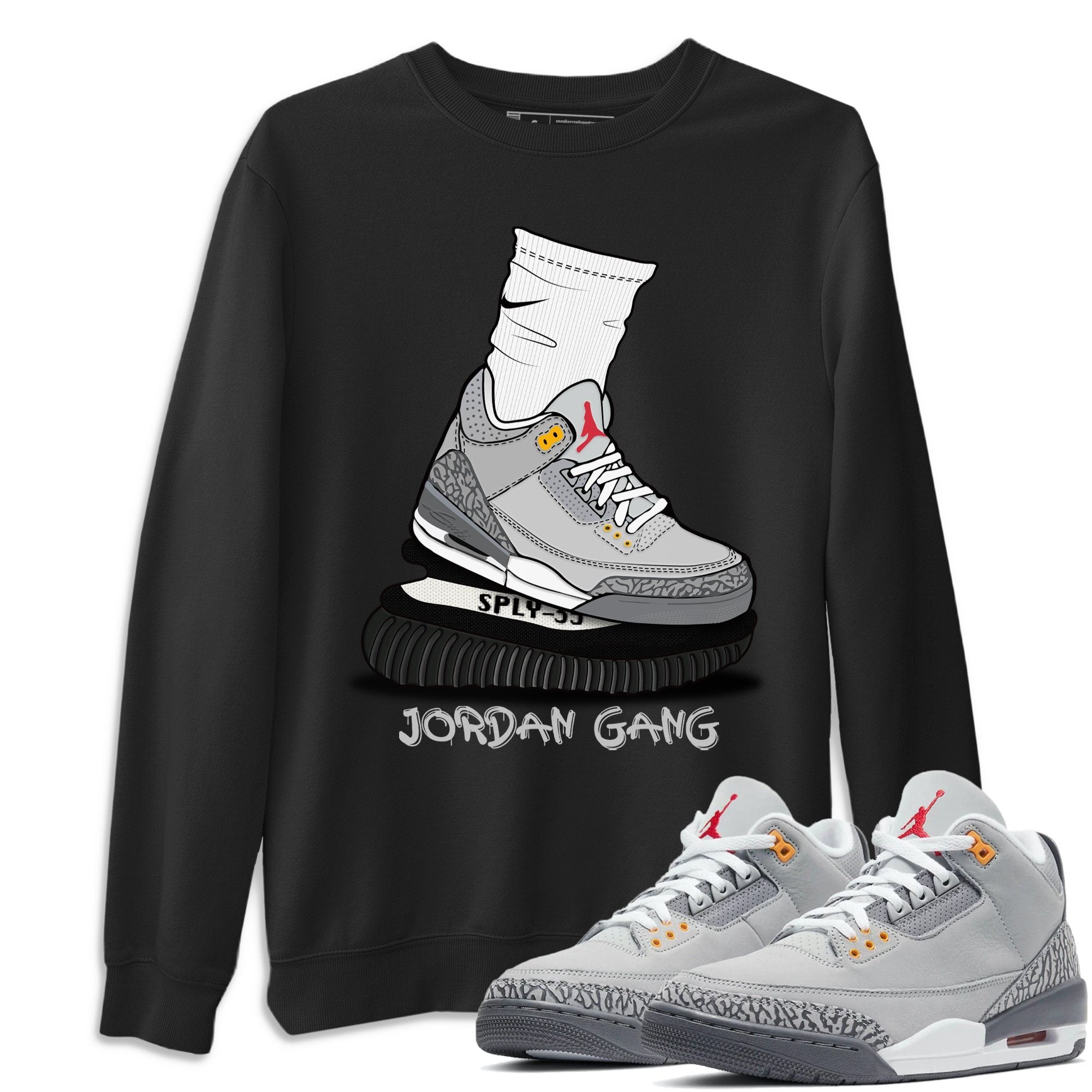 Air Jordan Gang Unisex Tops - Air Jordan 3 Cool Grey
