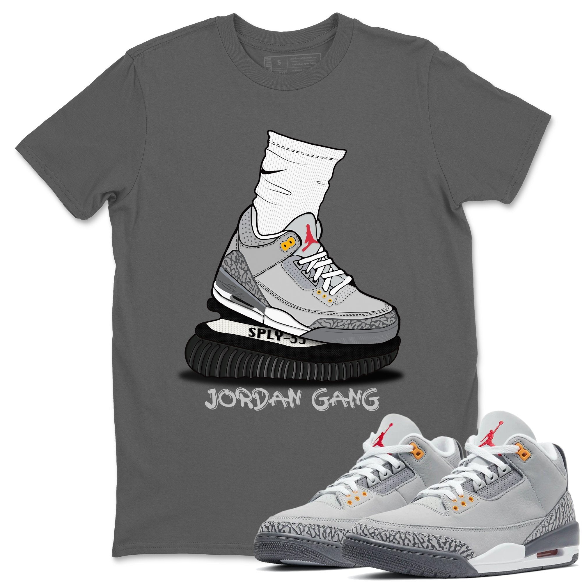 Air Jordan Gang Unisex Tops - Air Jordan 3 Cool Grey