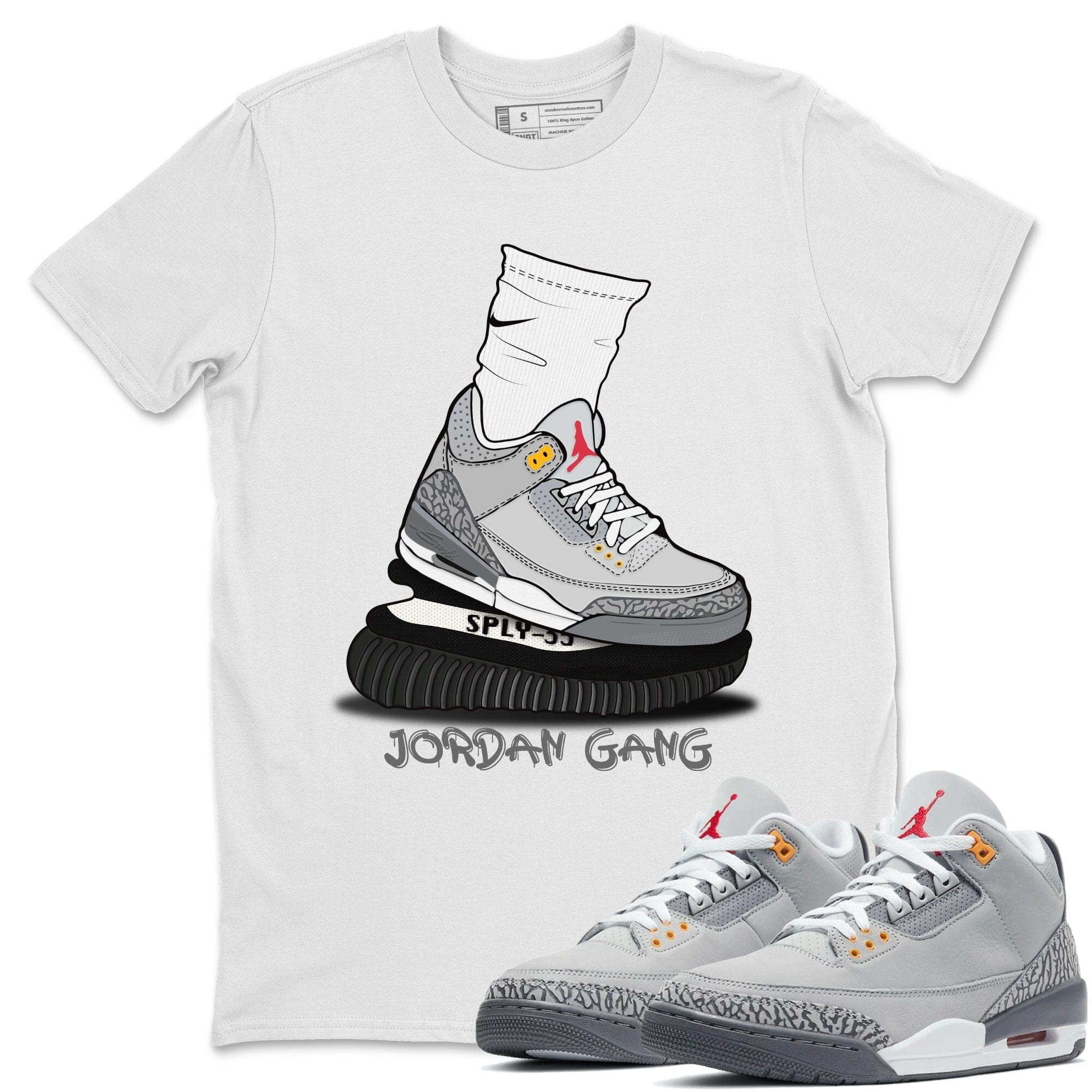 Air Jordan Gang Unisex Tops - Air Jordan 3 Cool Grey