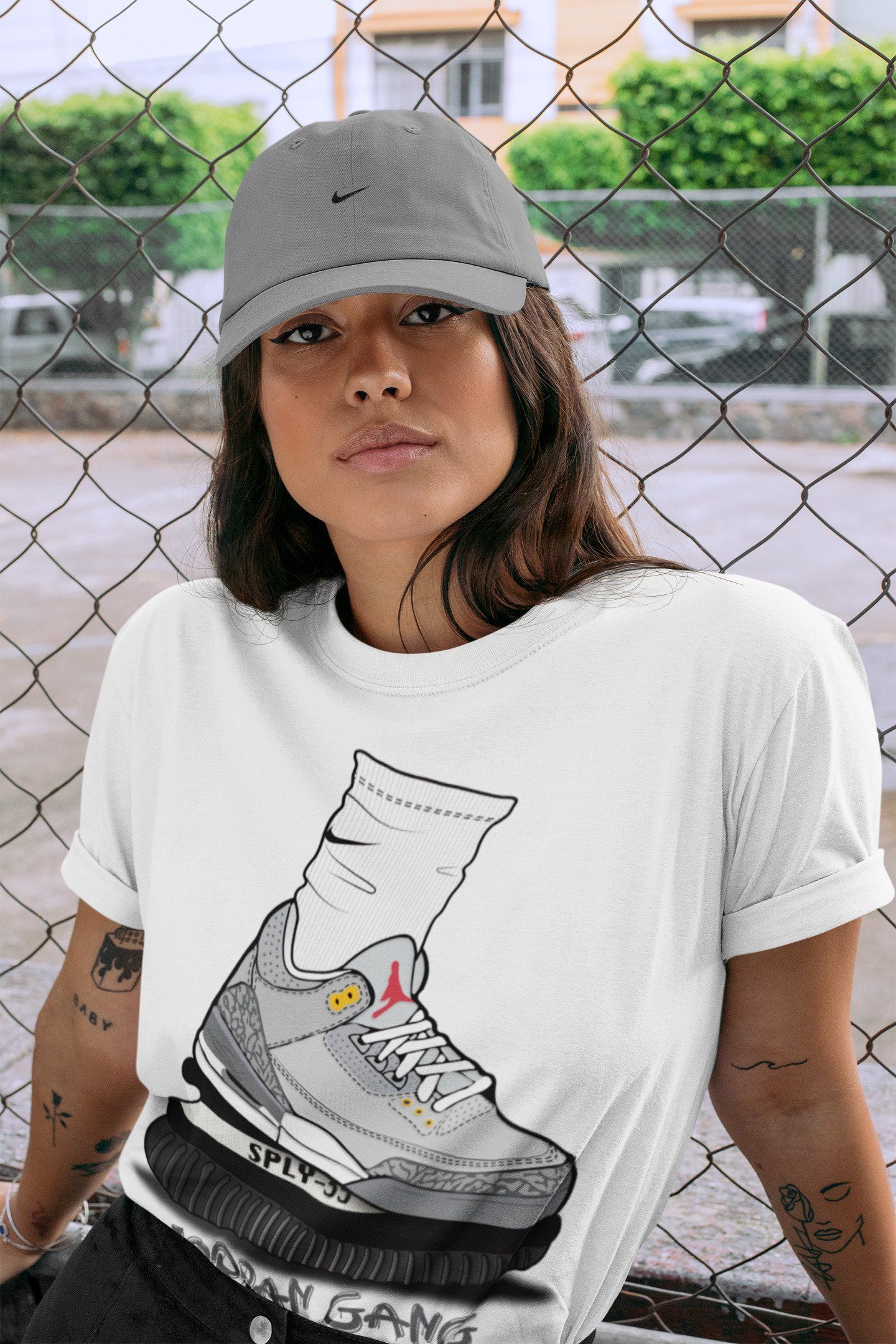Air Jordan Gang Unisex Tops - Air Jordan 3 Cool Grey