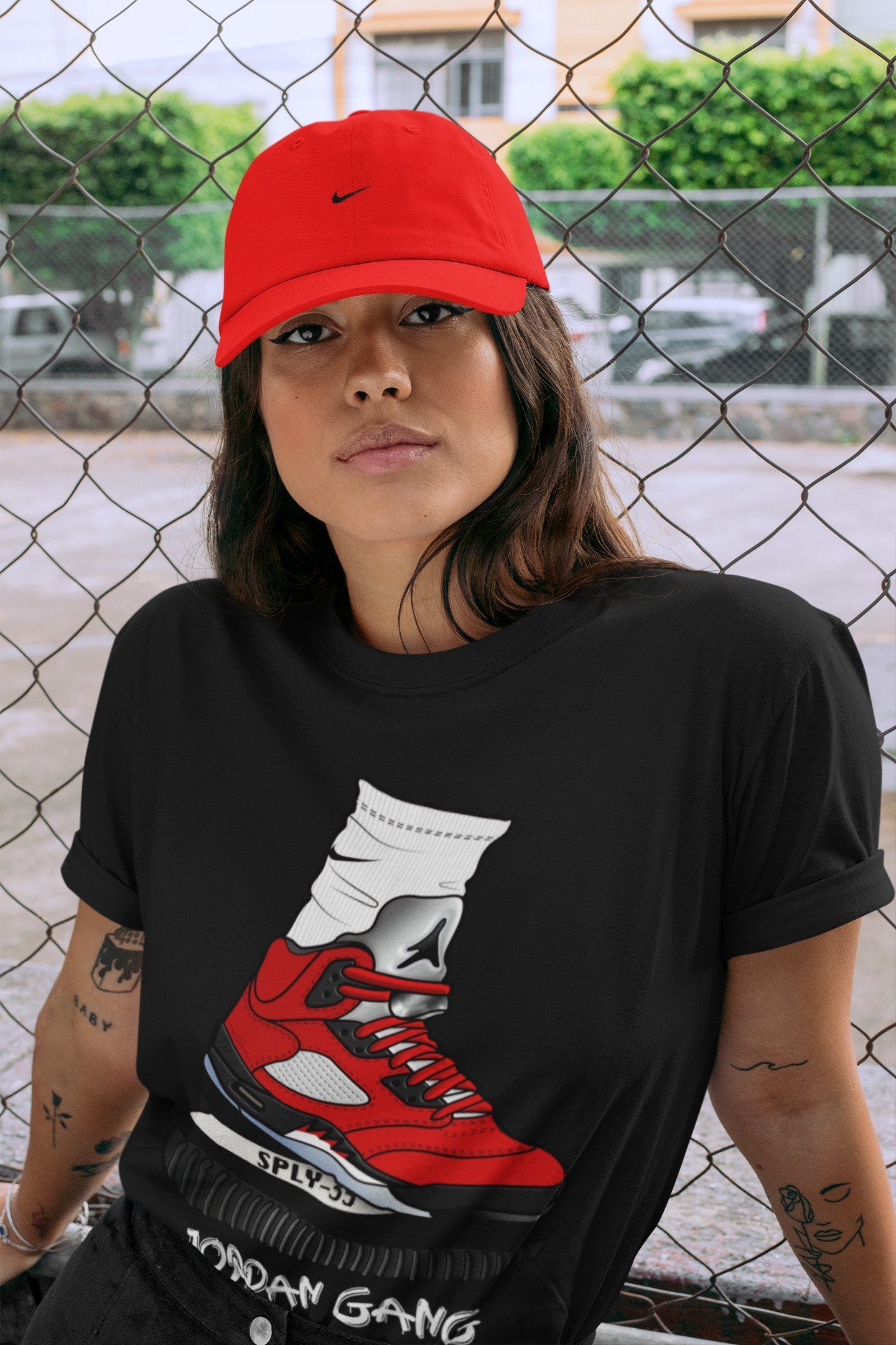 Air Jordan Gang Unisex Tops - Air Jordan 5 Raging Bull