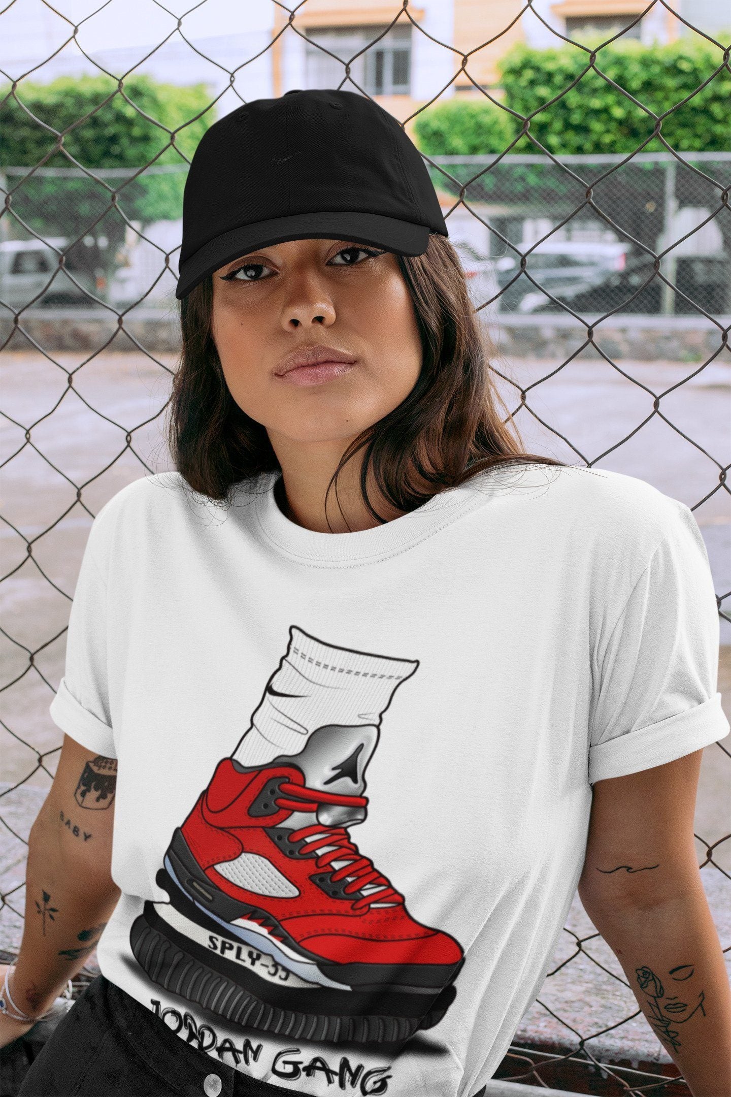 Air Jordan Gang Unisex Tops - Air Jordan 5 Raging Bull