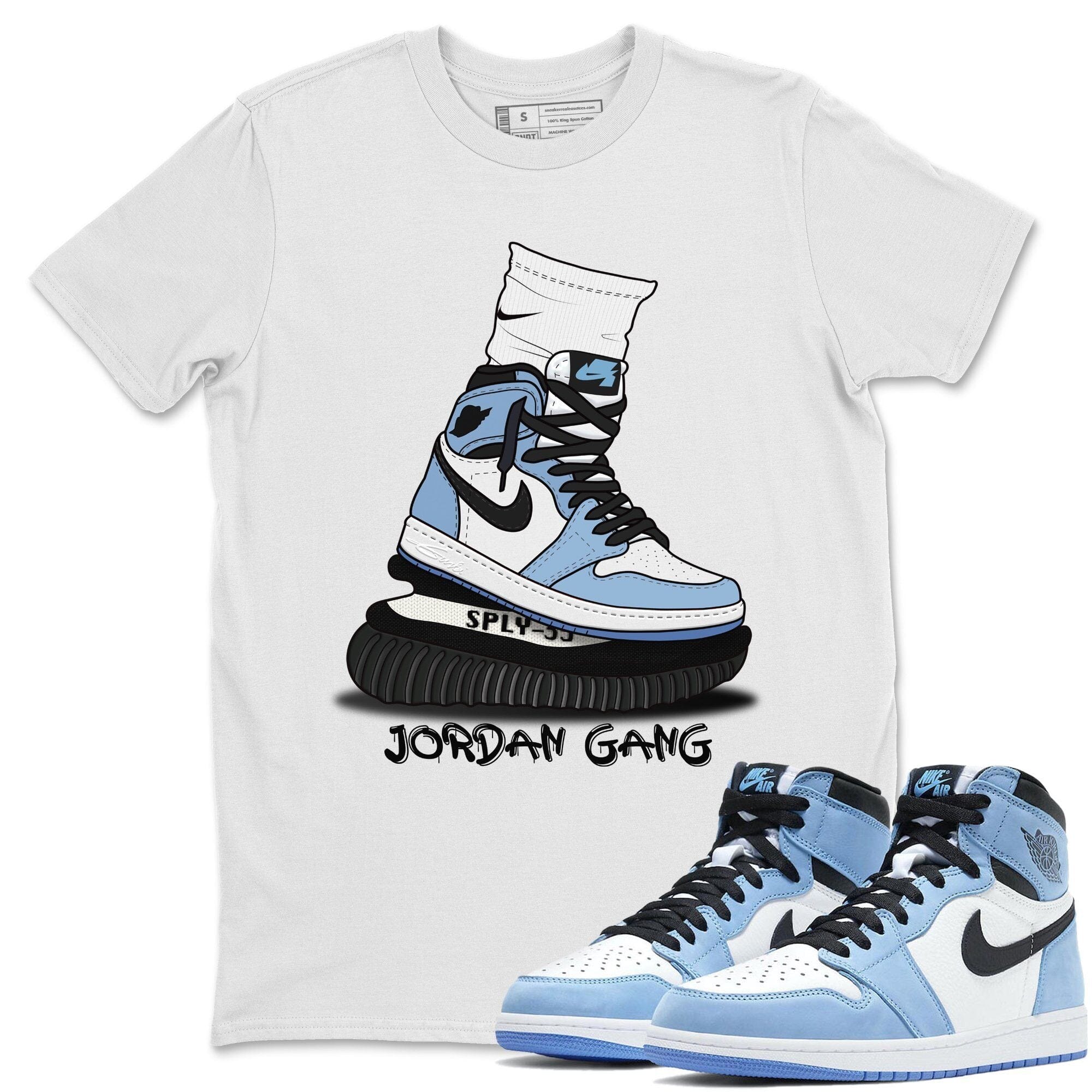 Air Jordan Gang Unisex Tops - Air Jordan 1 University Blue