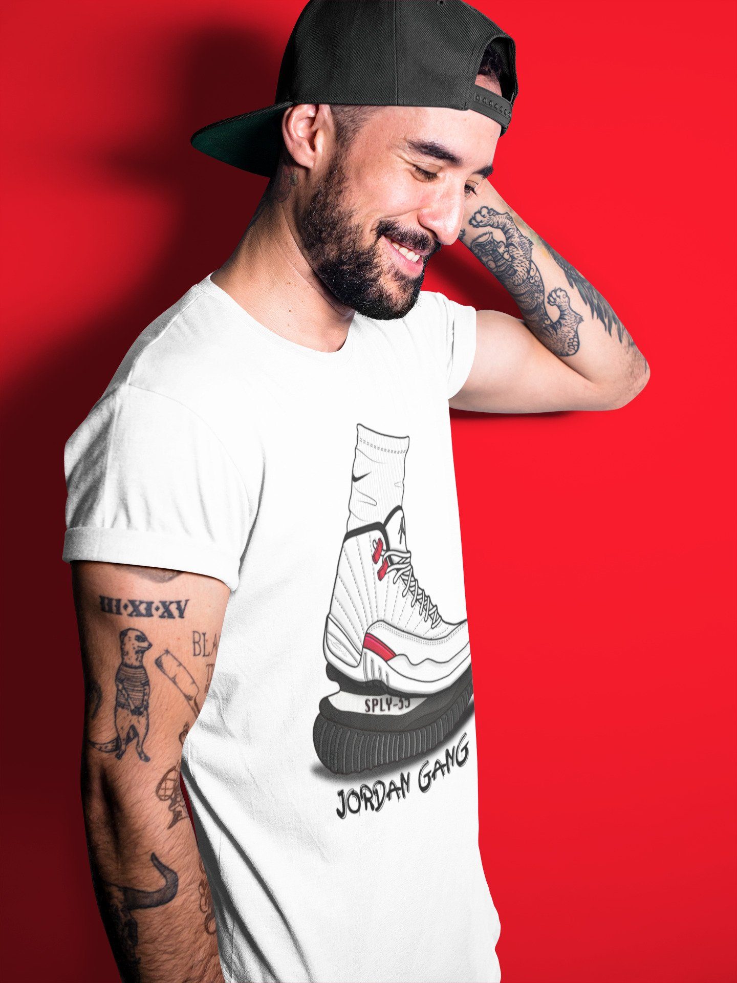 Air Jordan Gang Unisex Tops - Air Jordan 12 Twist