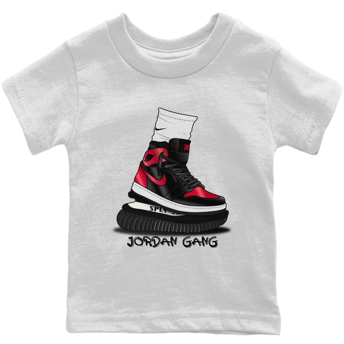 Air Jordan Gang Kids Tops - Air Jordan 1 Bred Patent