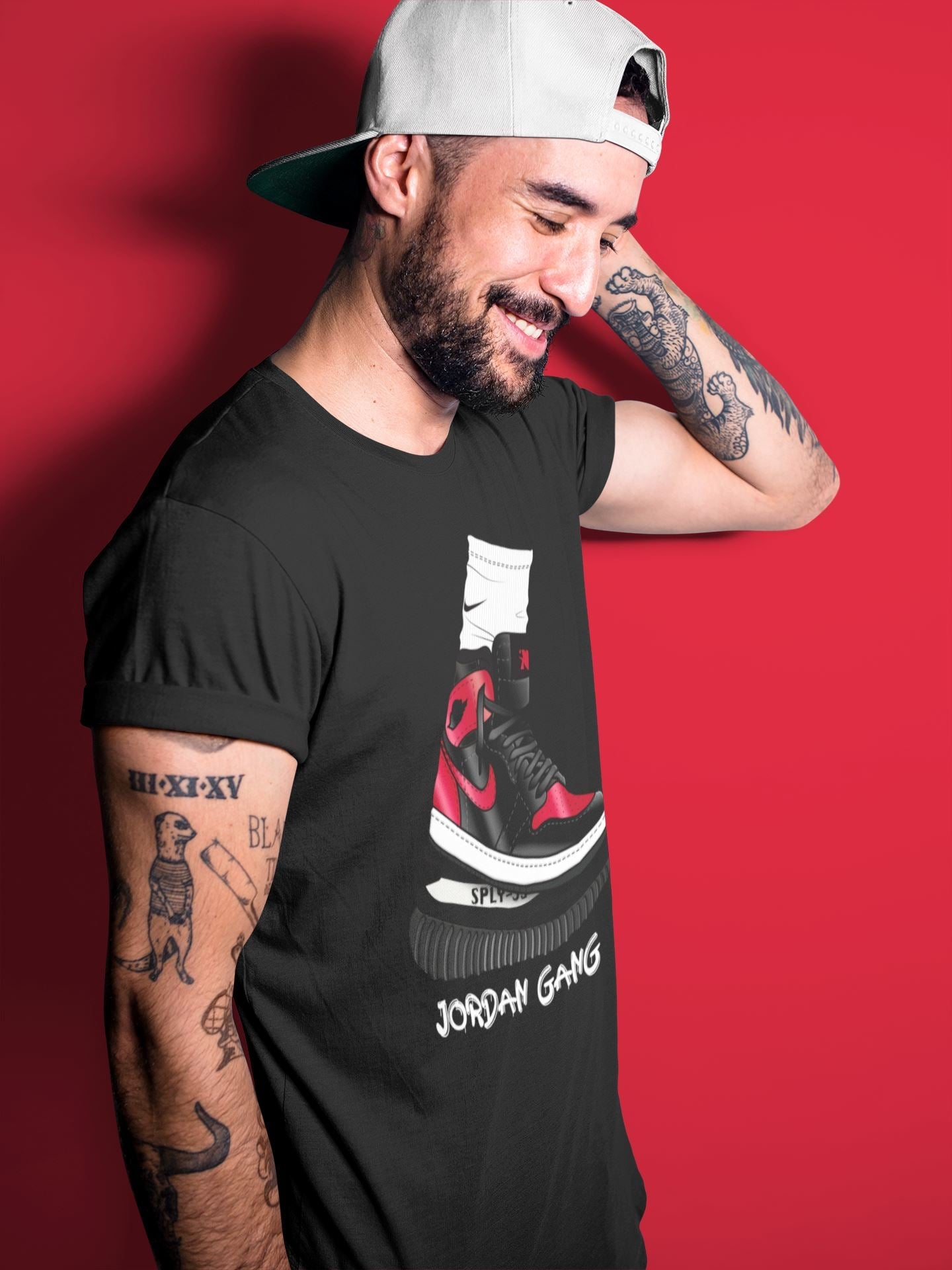 Air Jordan Gang Unisex Tops - Air Jordan 1 Bred Patent