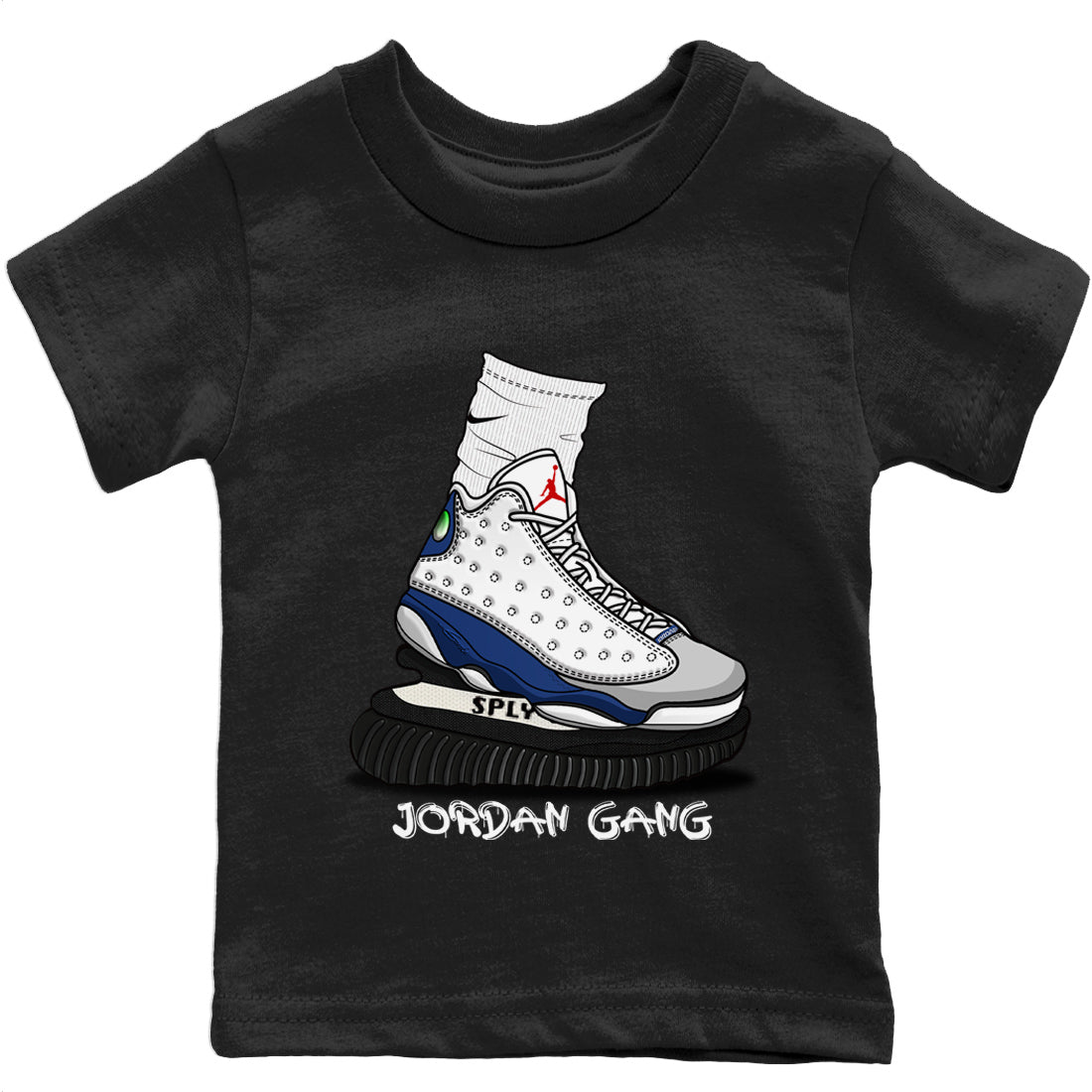 Air Jordan Gang Kids Tops - Air Jordan 13 French Blue