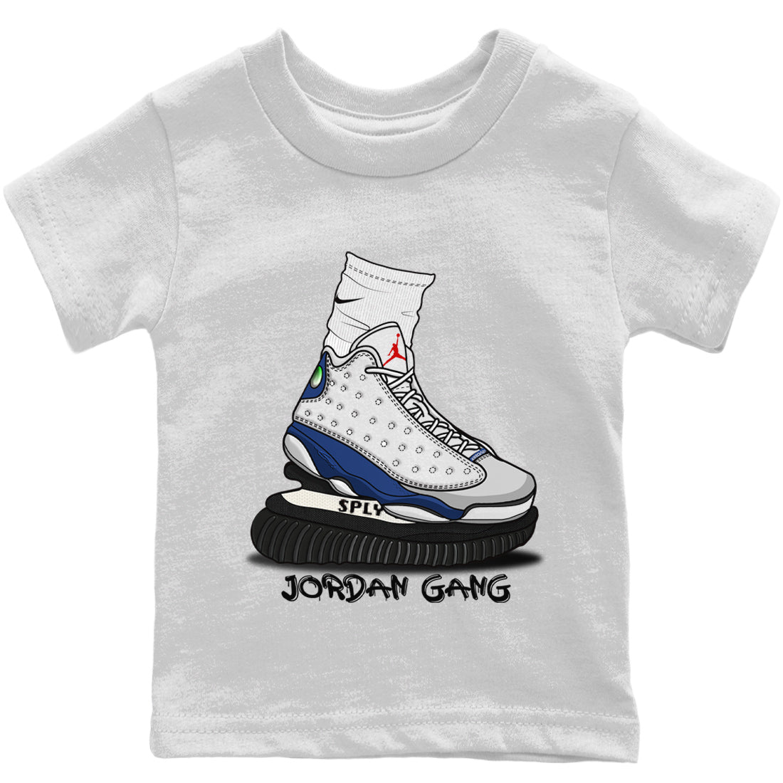 Air Jordan Gang Kids Tops - Air Jordan 13 French Blue