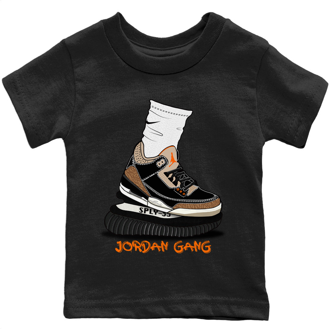 Air Jordan Gang Kids Tops - Air Jordan 3 Desert Elephant