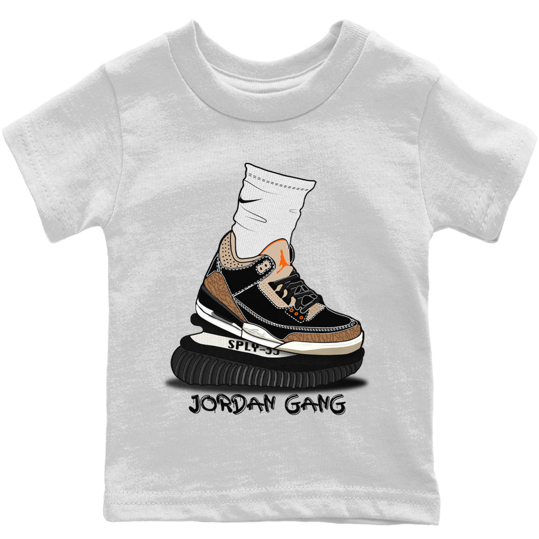 Air Jordan Gang Kids Tops - Air Jordan 3 Desert Elephant