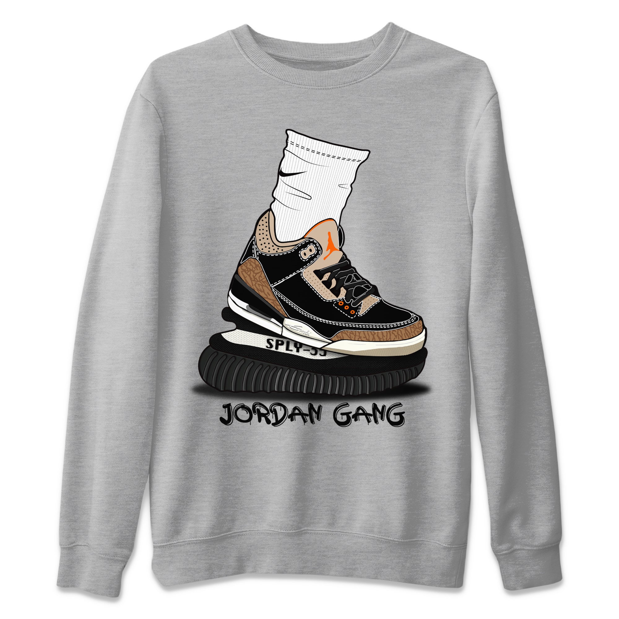 Air Jordan Gang Unisex Tops - Air Jordan 3 Desert Elephant