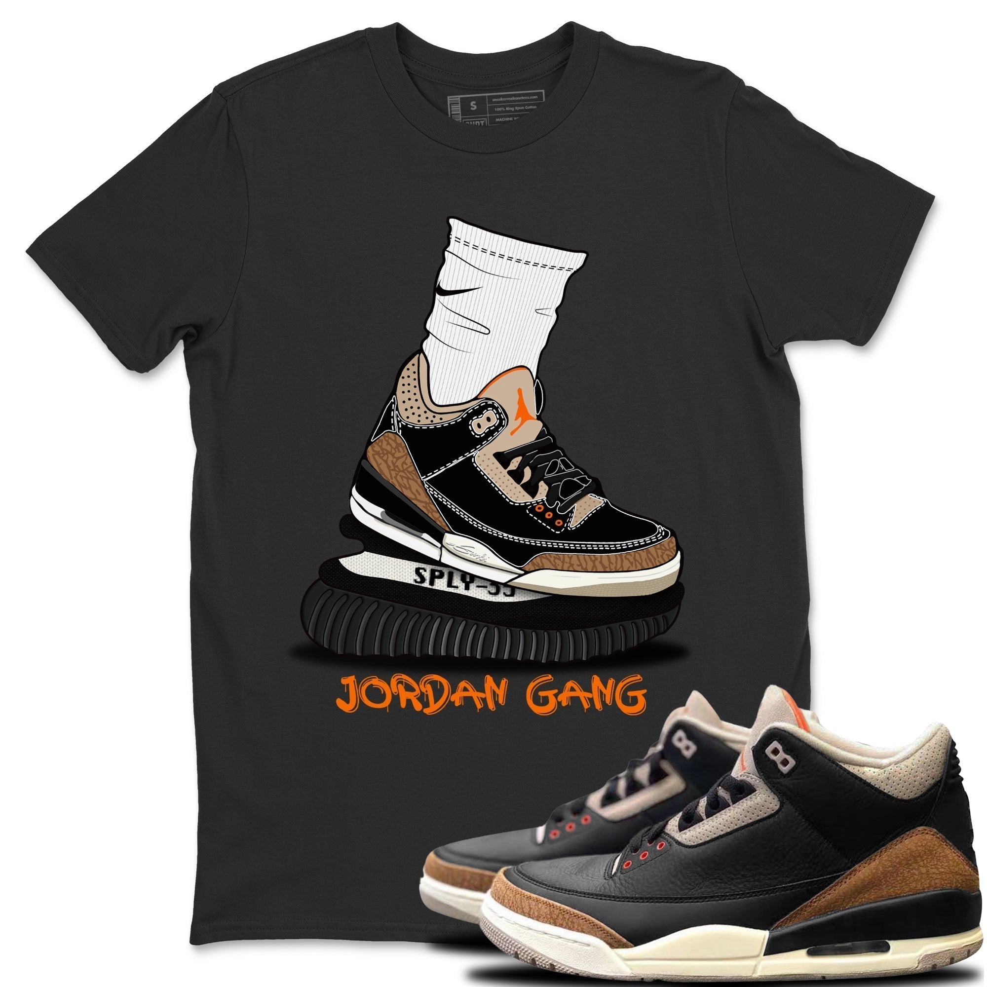 Air Jordan Gang Unisex Tops - Air Jordan 3 Desert Elephant