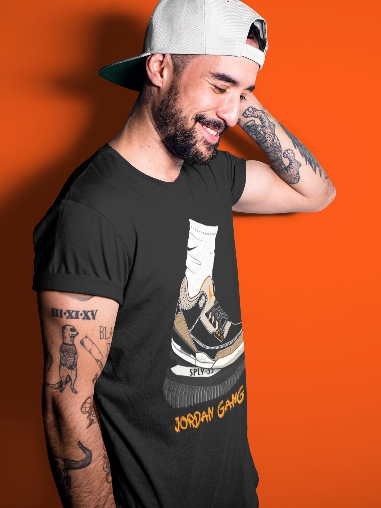 Air Jordan Gang Unisex Tops - Air Jordan 3 Desert Elephant