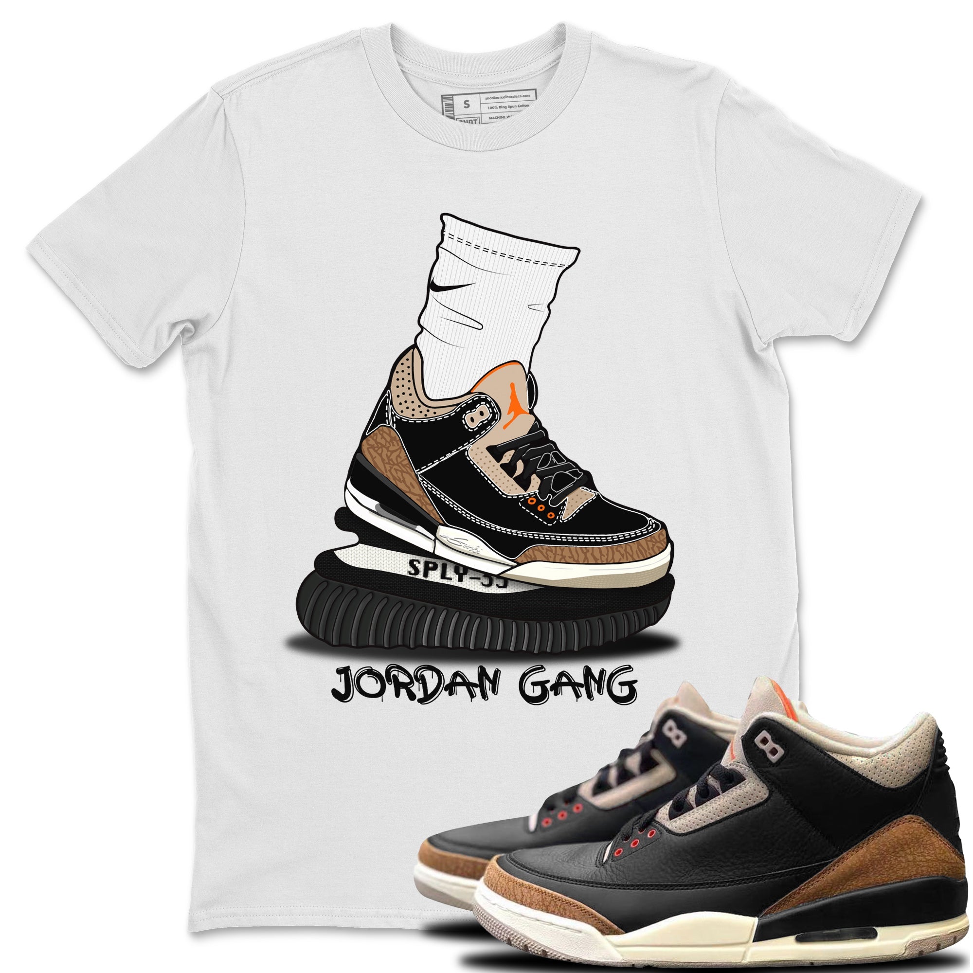 Air Jordan Gang Unisex Tops - Air Jordan 3 Desert Elephant