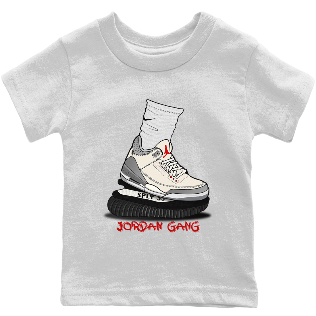 Air Jordan Gang Kids Tops - Air Jordan 3 Muslin