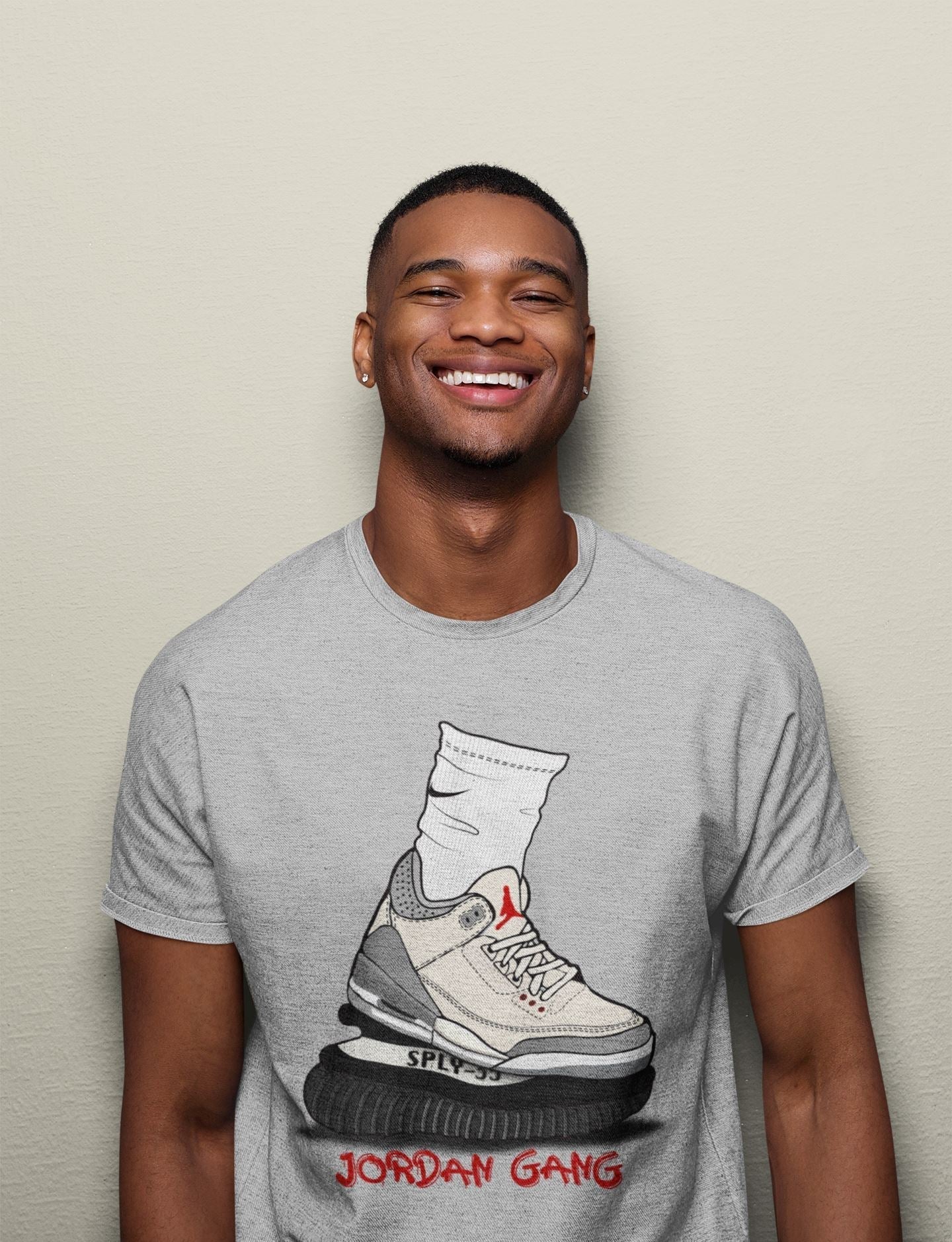 Air Jordan Gang Unisex Tops - Air Jordan 3 Muslin
