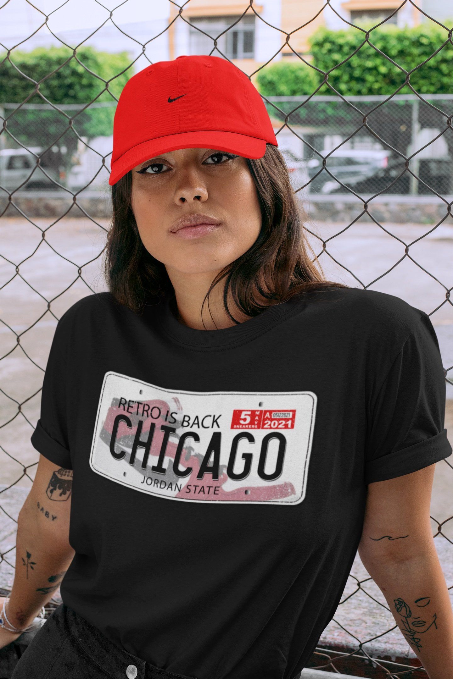 Air Jordan Plate Unisex Tops - Air Jordan 1 Chicago