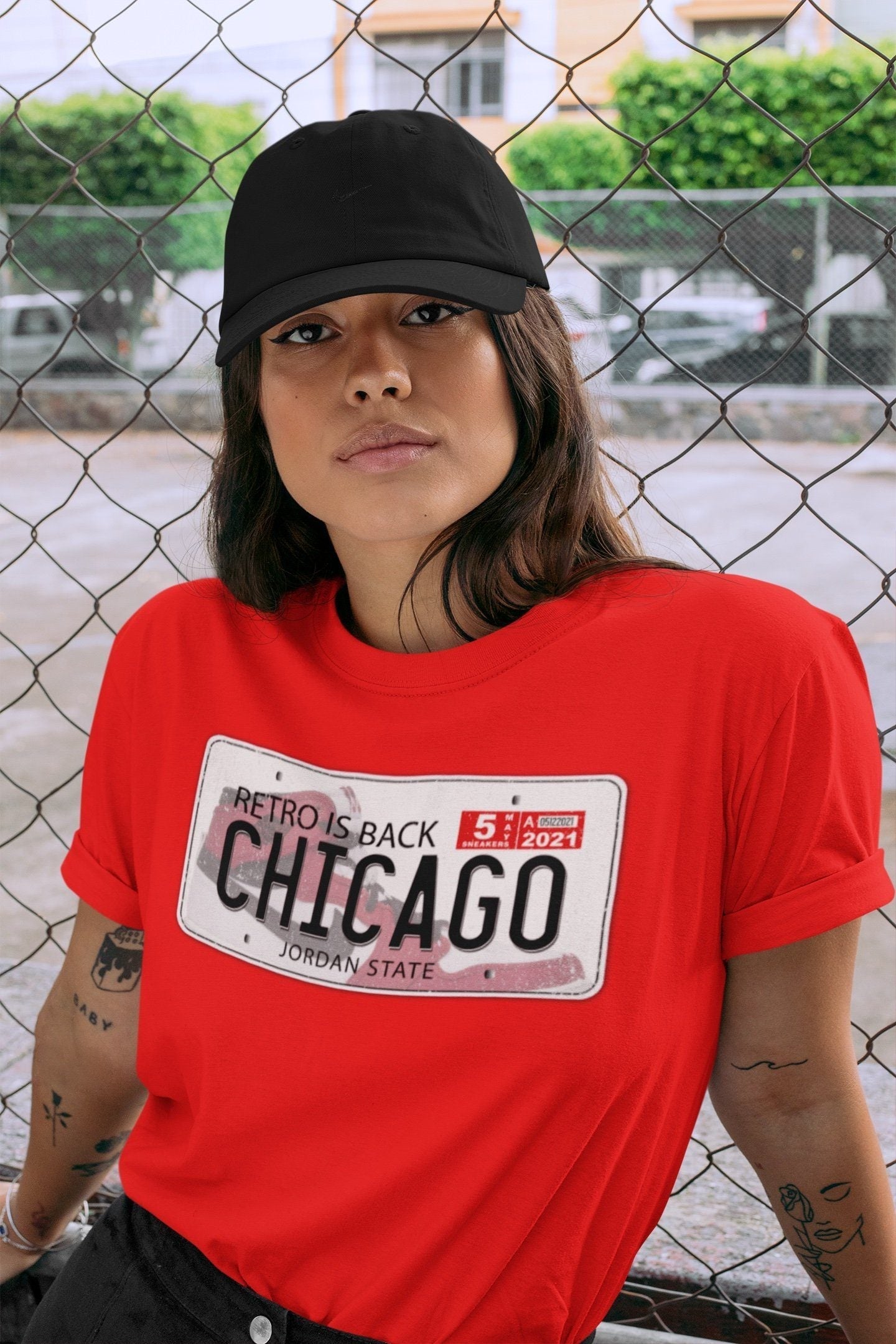 Air Jordan Plate Unisex Tops - Air Jordan 1 Chicago