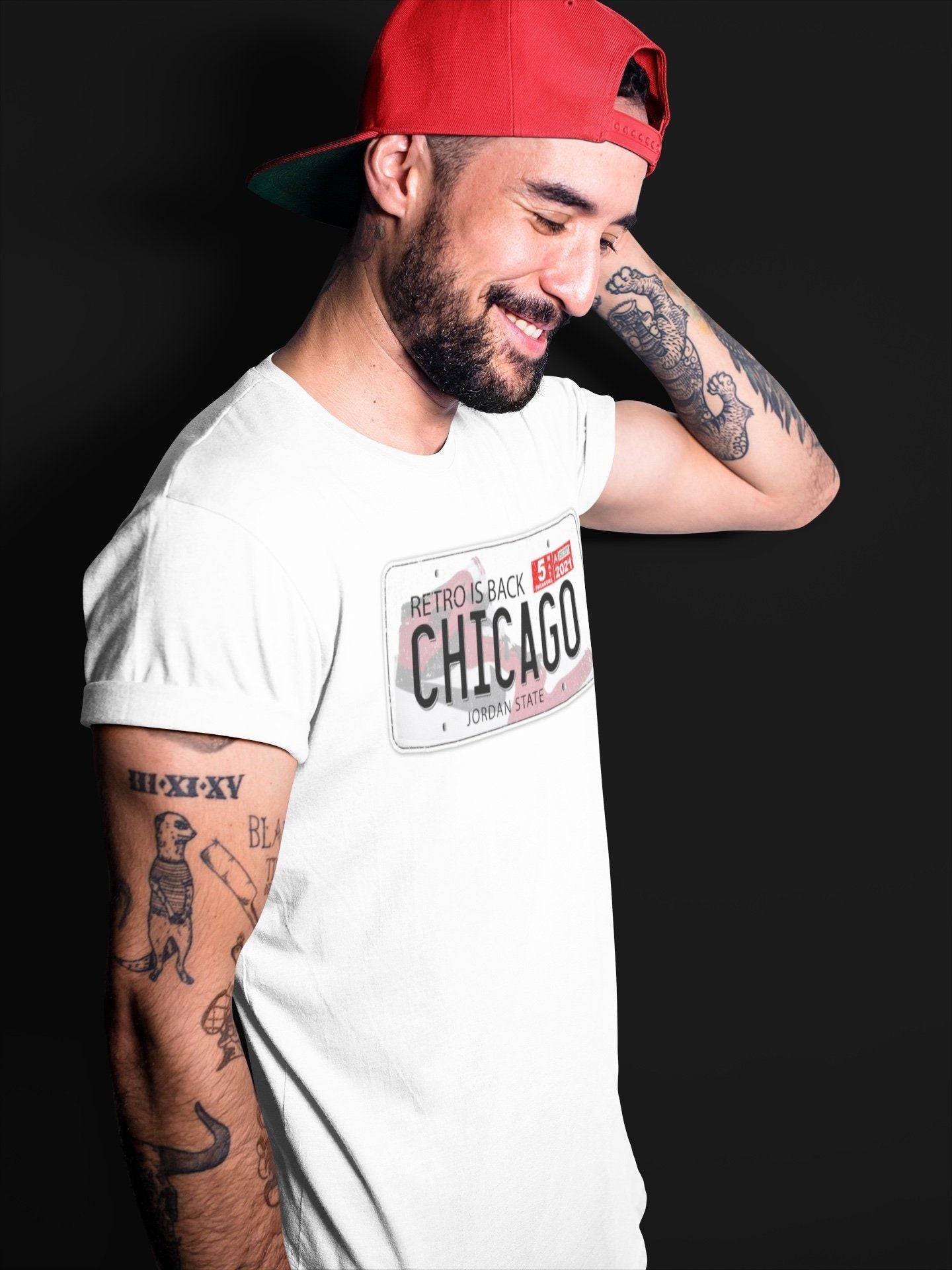 Air Jordan Plate Unisex Tops - Air Jordan 1 Chicago