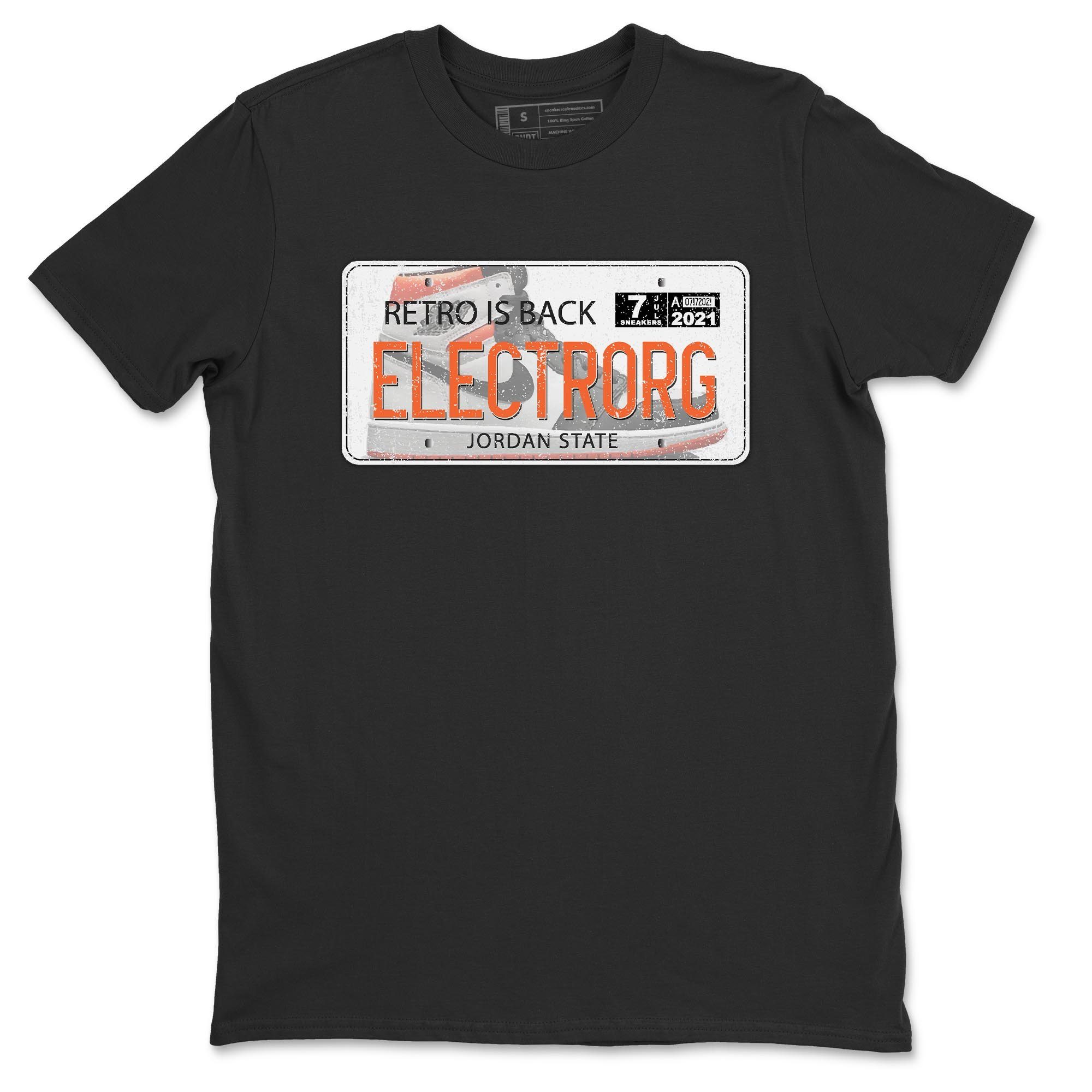 Air Jordan Plate Unisex Tops - Air Jordan 1 Electro Orange