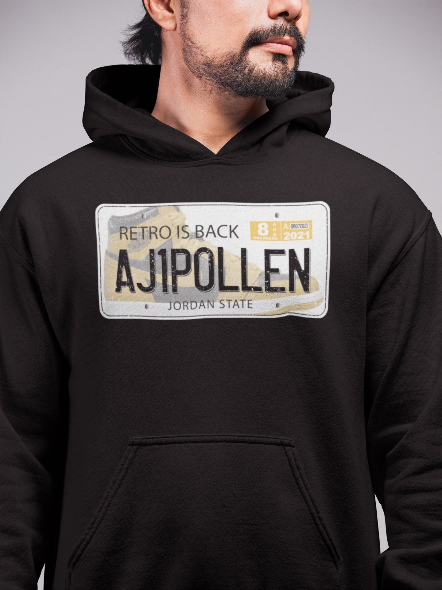 Jordan Plate Unisex Tops - Air Jordan 1 Pollen