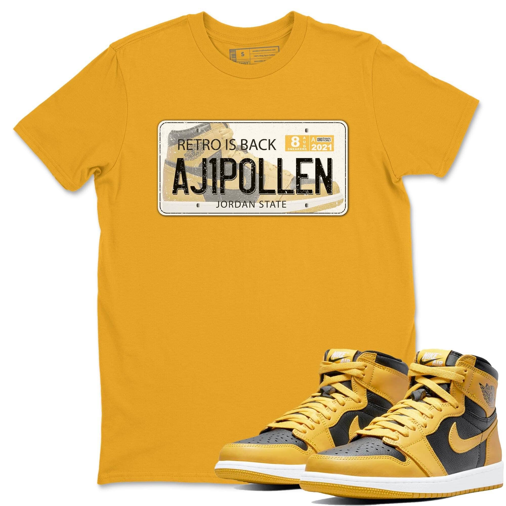 Jordan Plate Unisex Tops - Air Jordan 1 Pollen