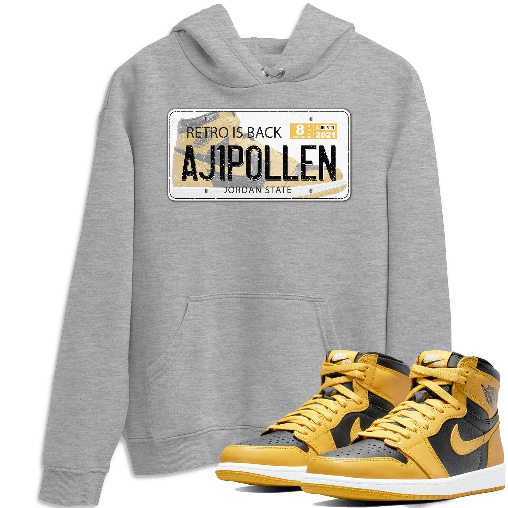 Jordan Plate Unisex Tops - Air Jordan 1 Pollen