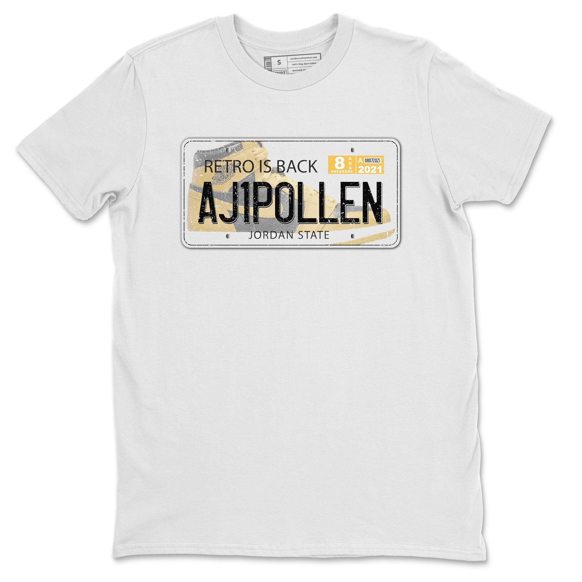 Jordan Plate Unisex Tops - Air Jordan 1 Pollen