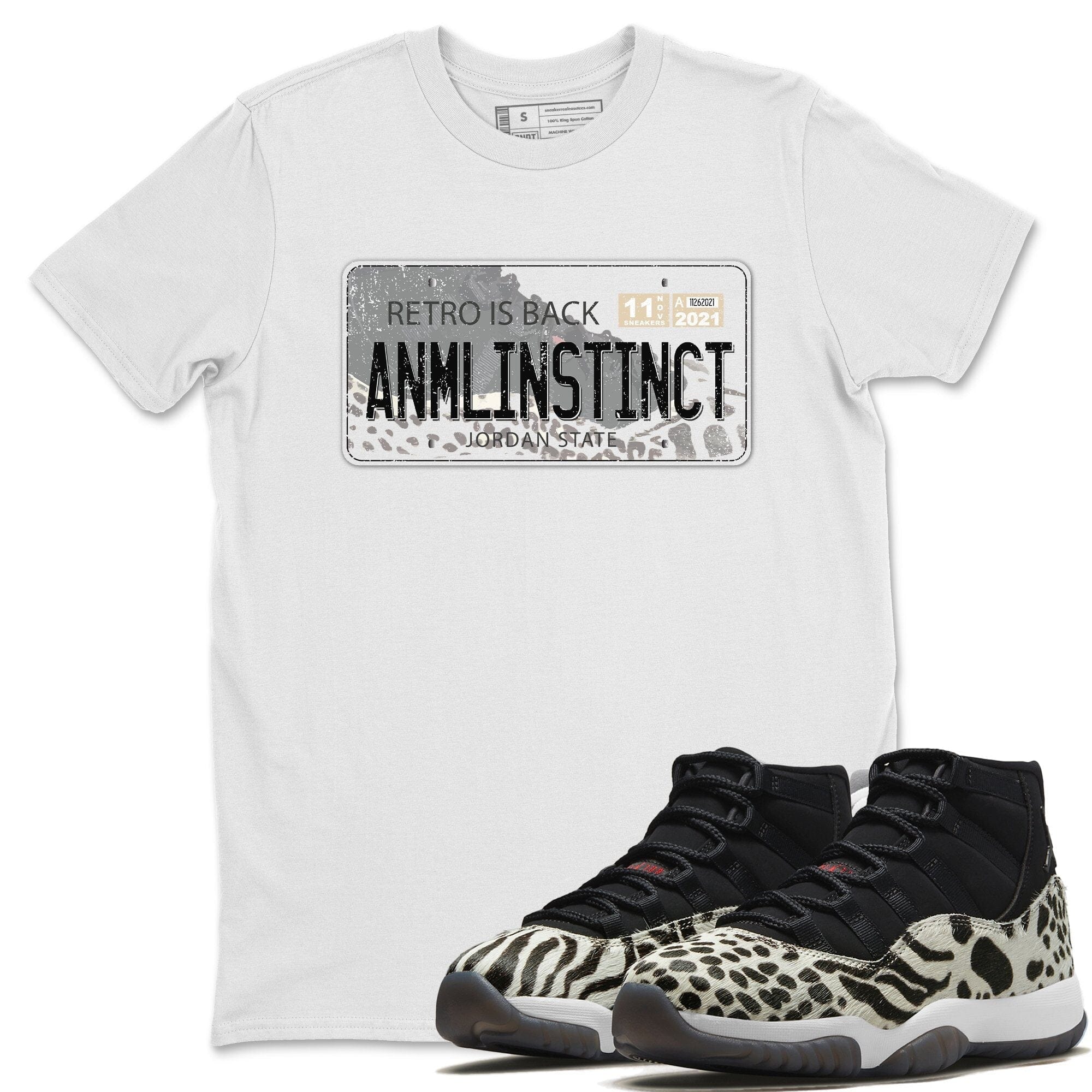Jordan Plate Unisex Tops - Air Jordan 11 Animal Instinct