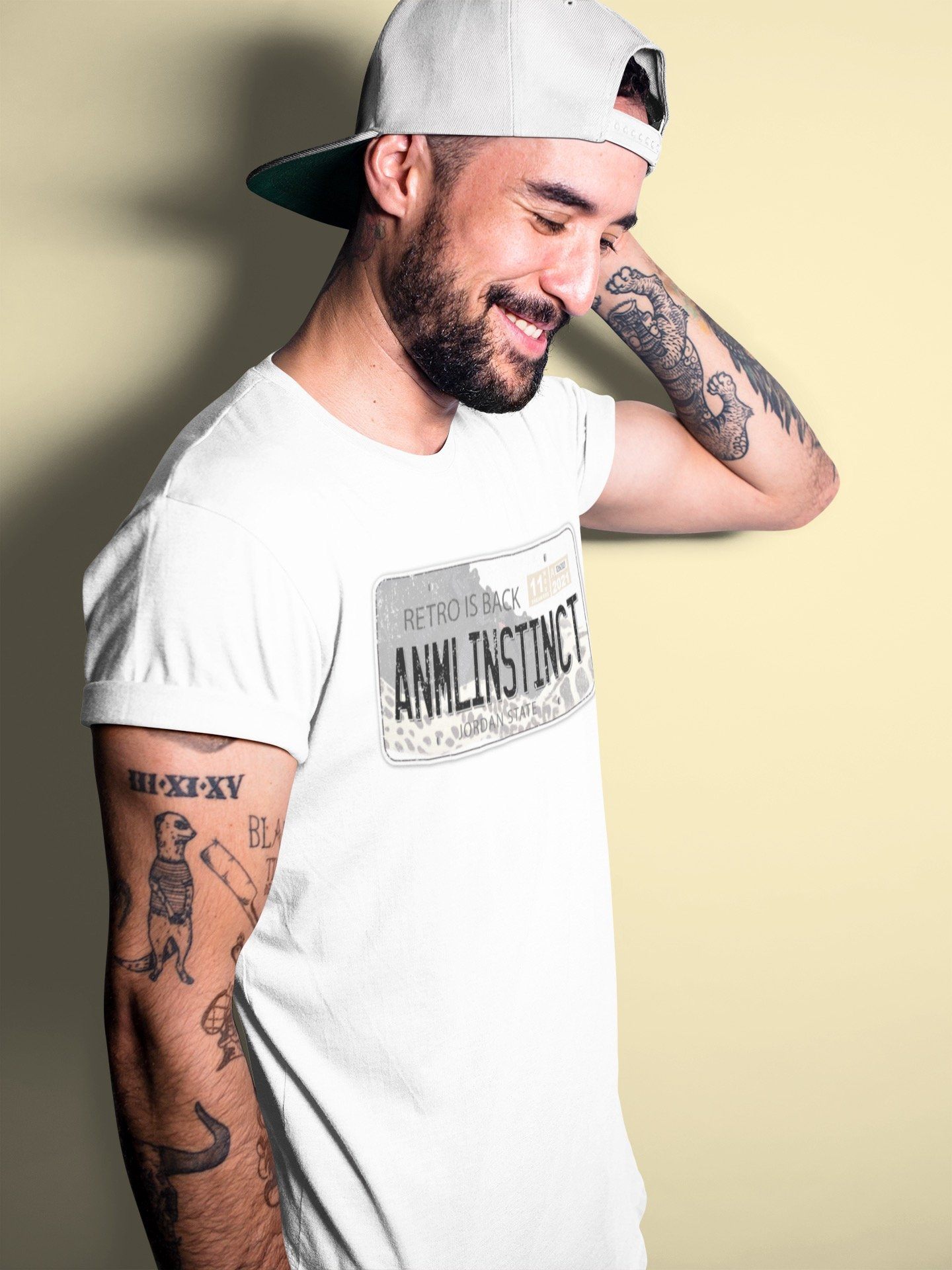 Jordan Plate Unisex Tops - Air Jordan 11 Animal Instinct