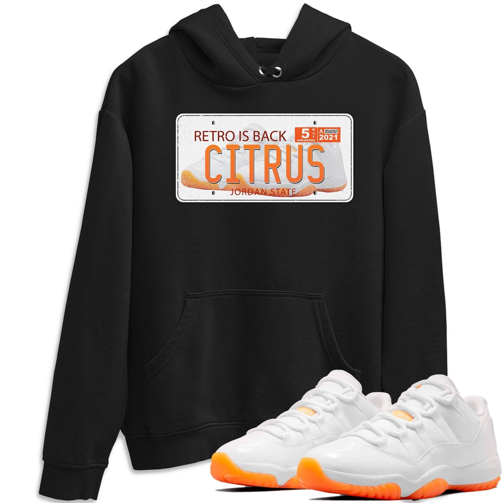 Jordan Plate Unisex Tops - Air Jordan 11 Citrus
