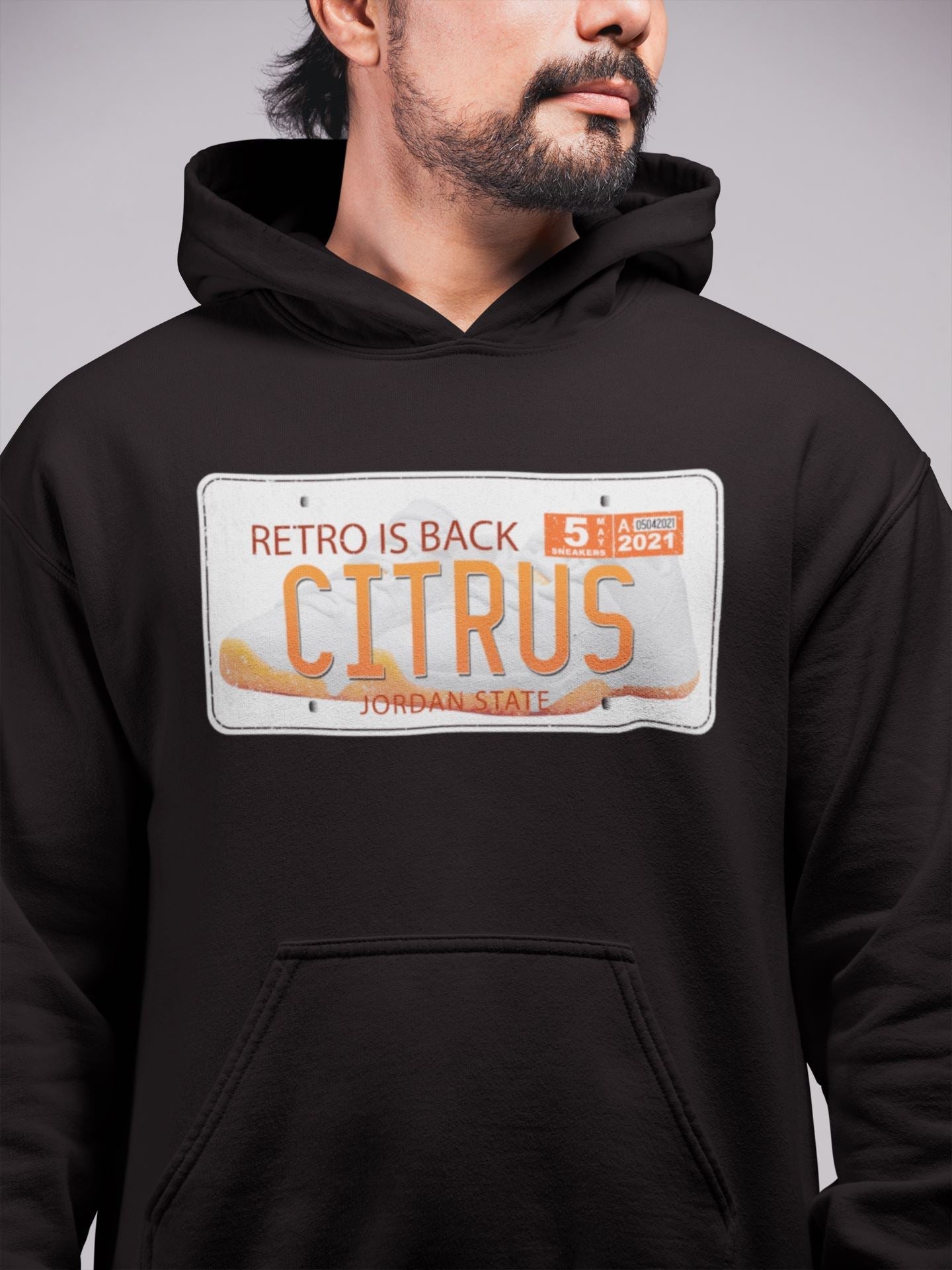 Jordan Plate Unisex Tops - Air Jordan 11 Citrus