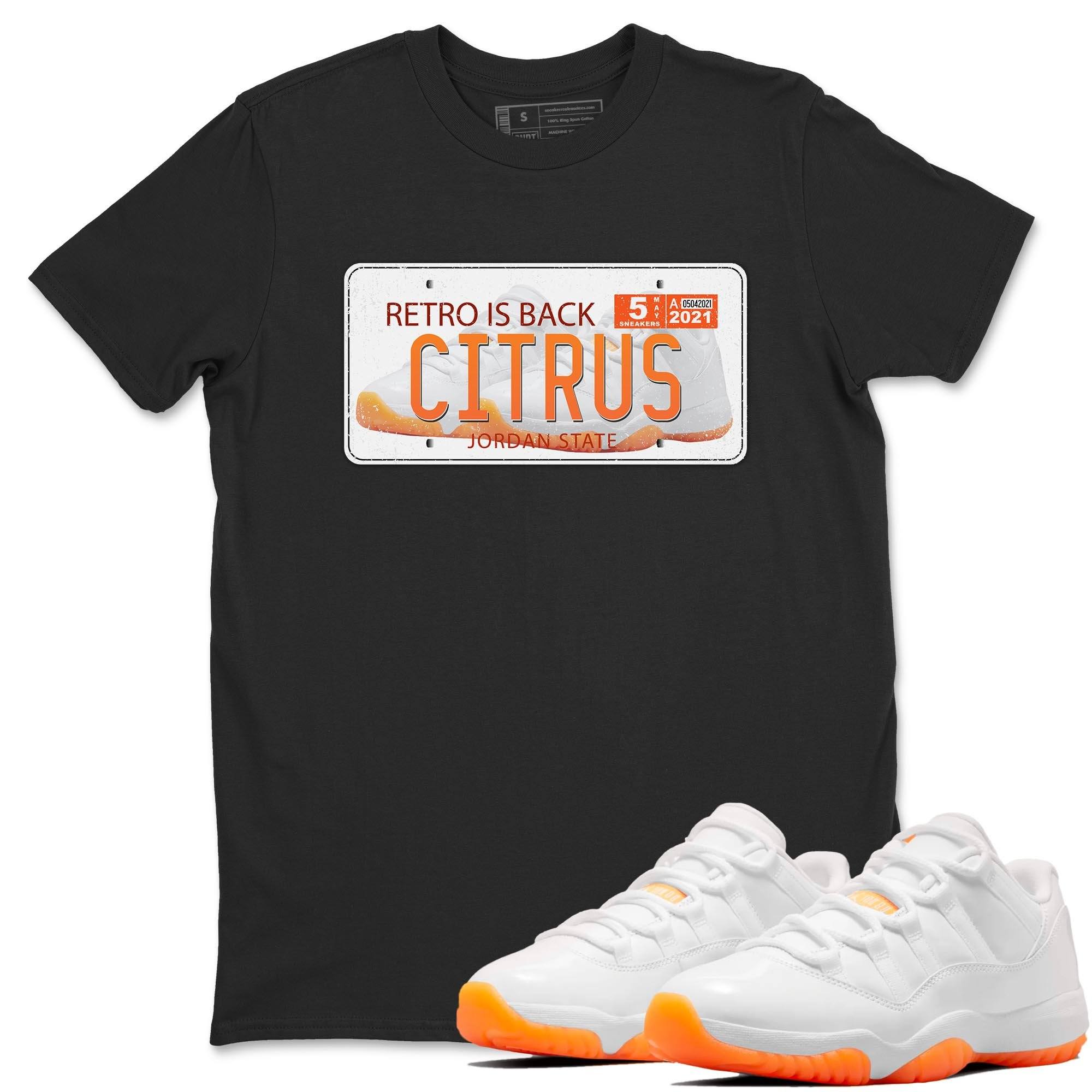 Jordan Plate Unisex Tops - Air Jordan 11 Citrus