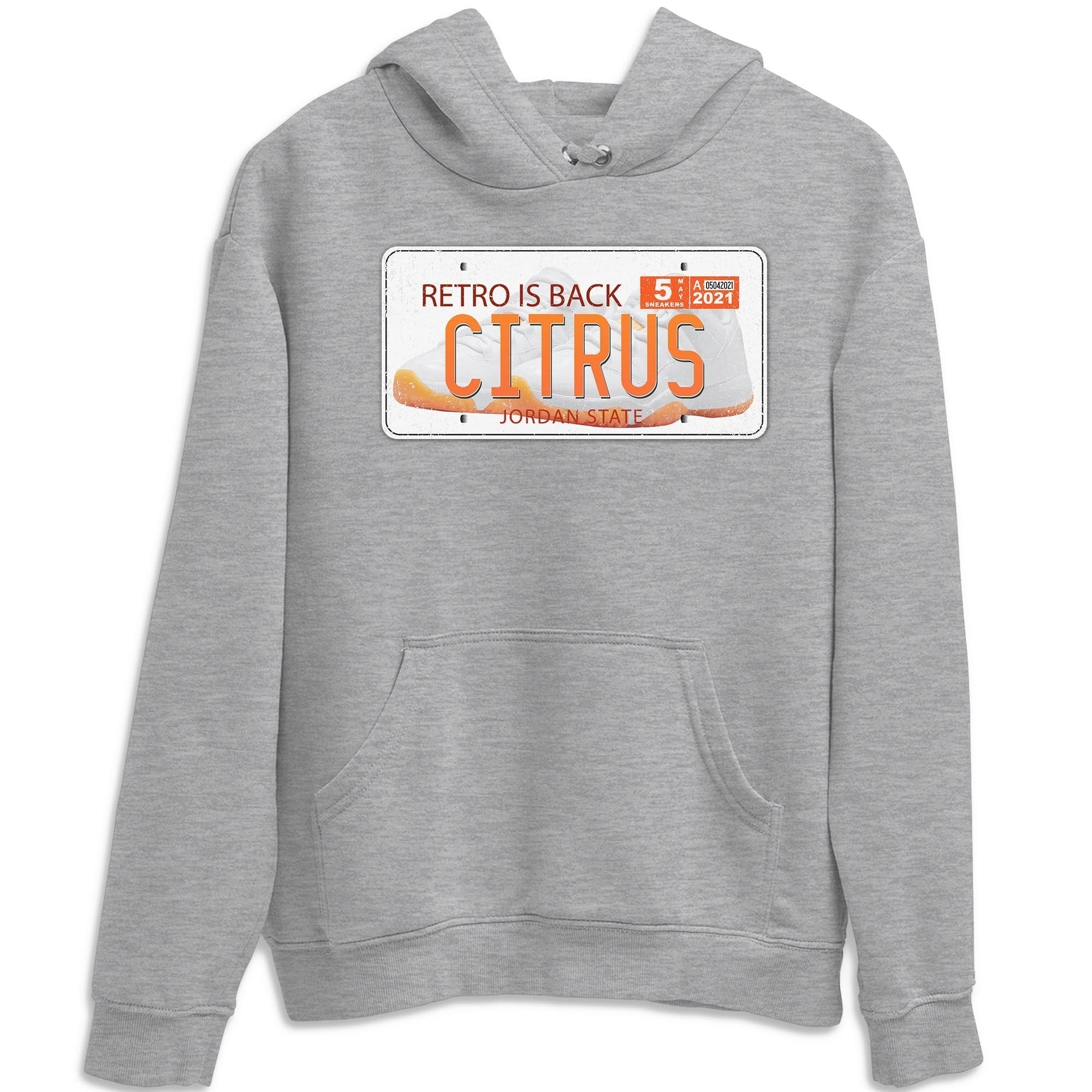 Jordan Plate Unisex Tops - Air Jordan 11 Citrus