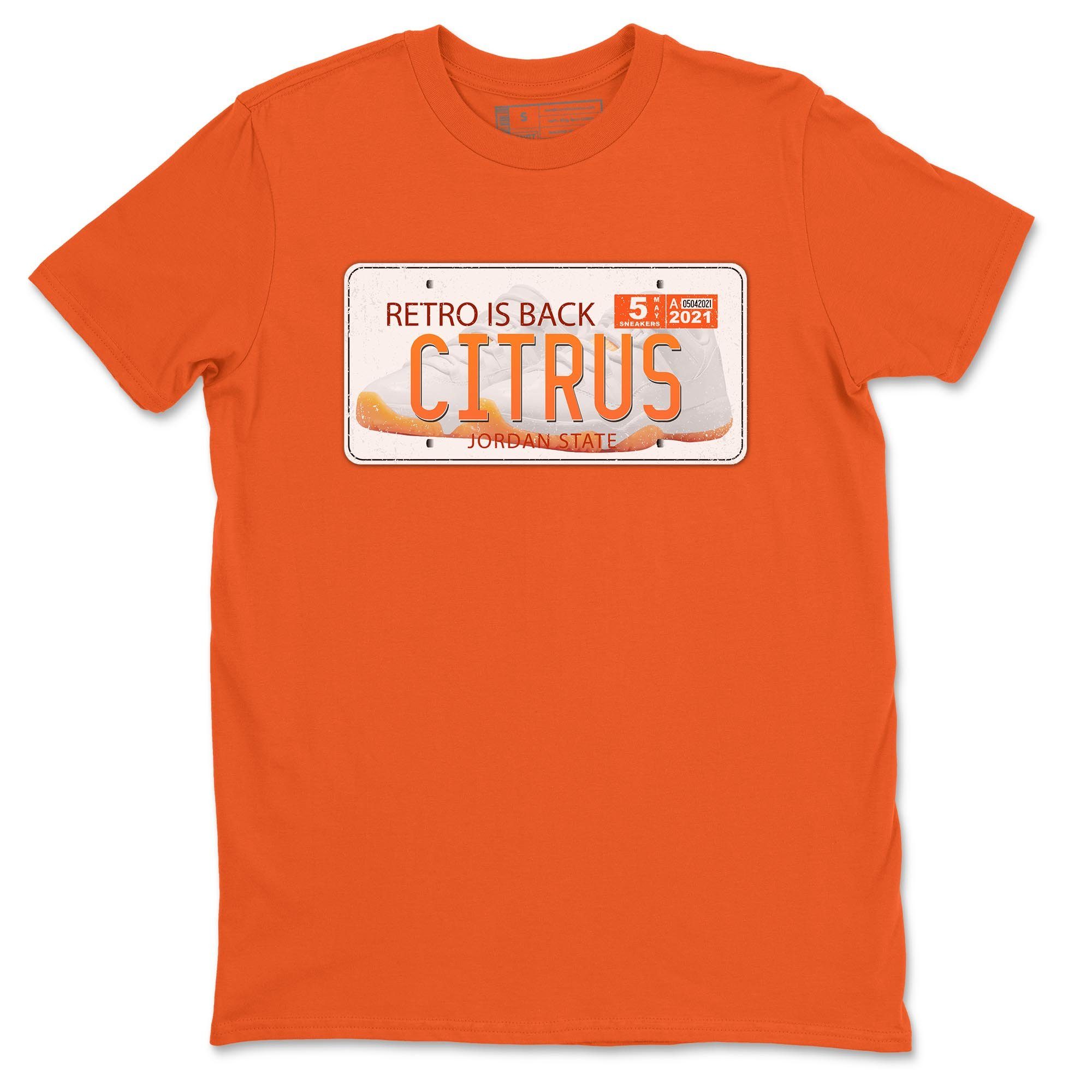 Jordan Plate Unisex Tops - Air Jordan 11 Citrus