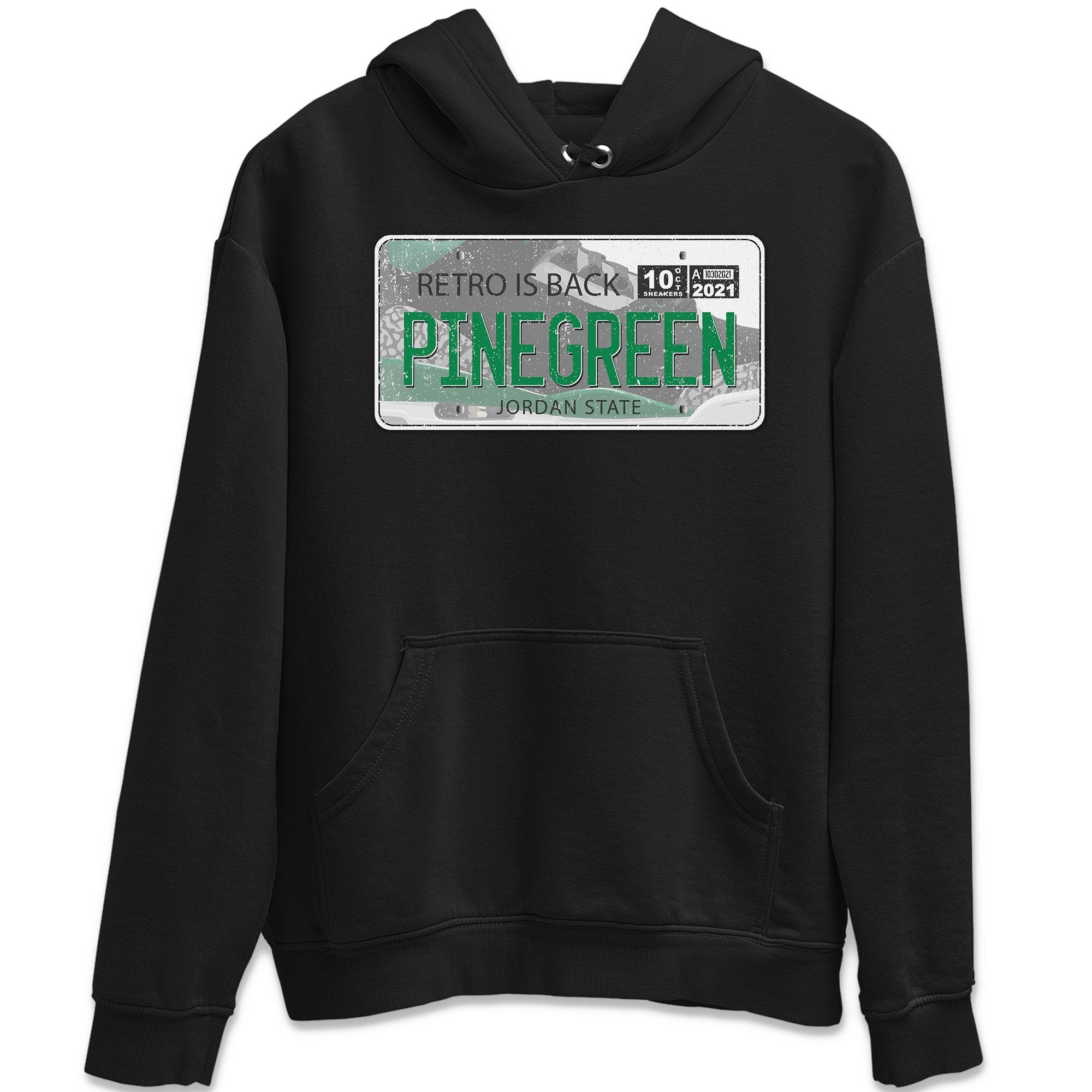 Jordan Plate Unisex Tops - Air Jordan 3 Pine Green