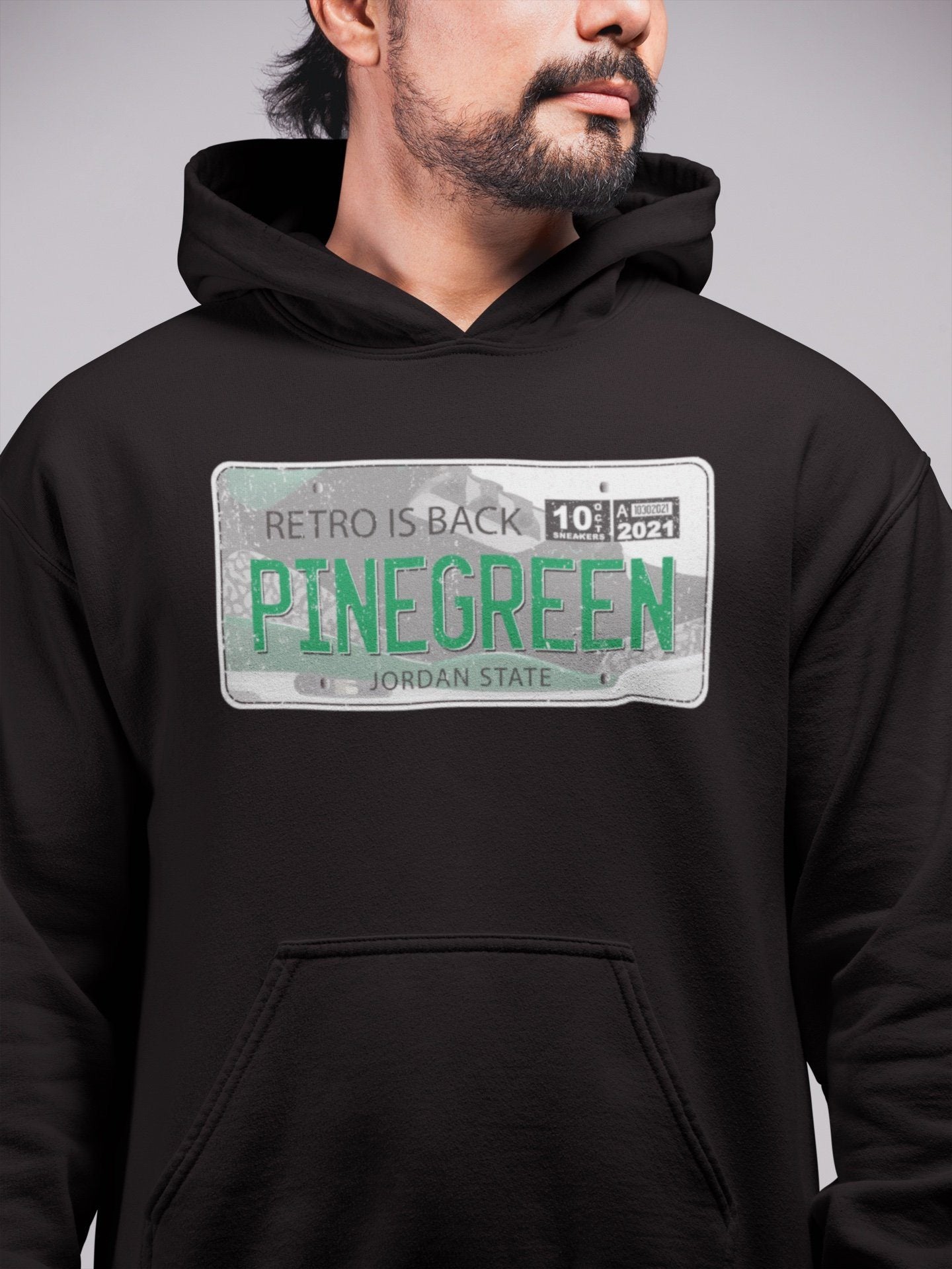 Jordan Plate Unisex Tops - Air Jordan 3 Pine Green