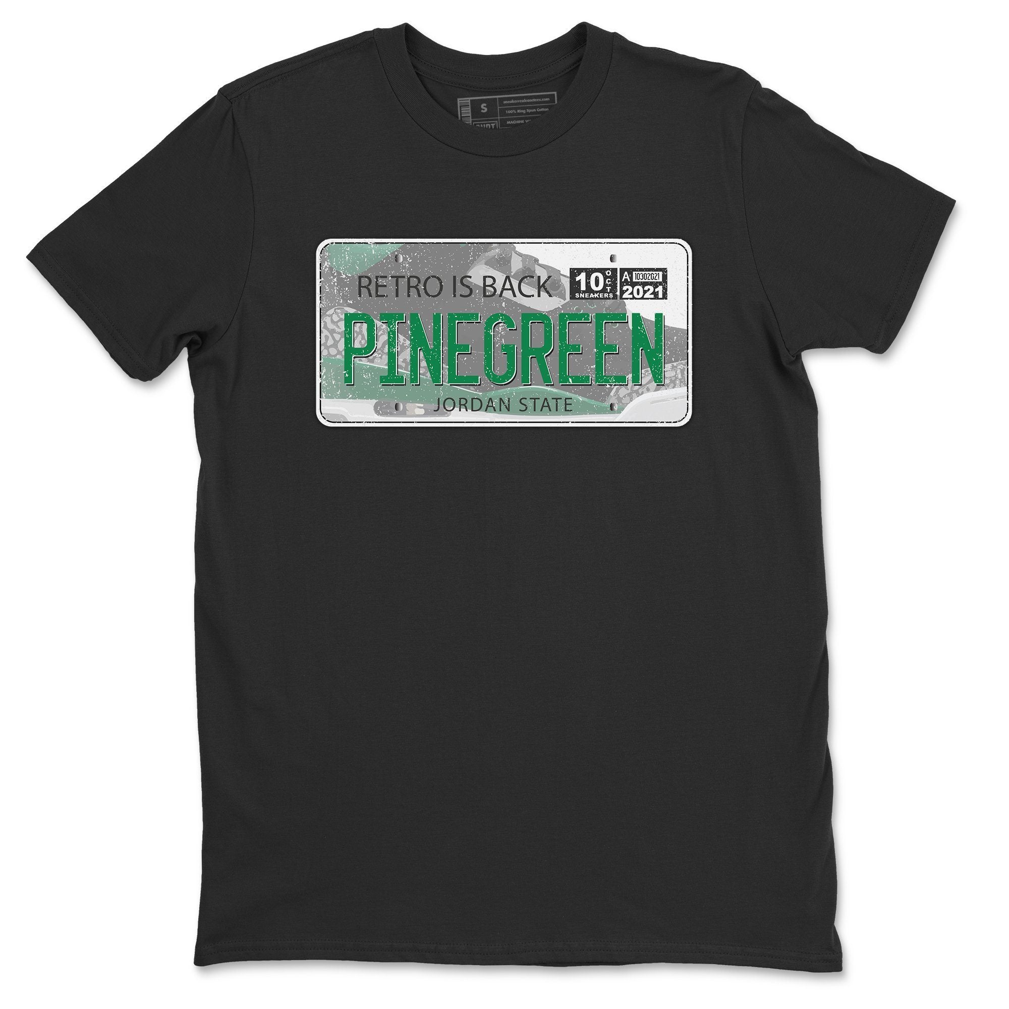 Jordan Plate Unisex Tops - Air Jordan 3 Pine Green