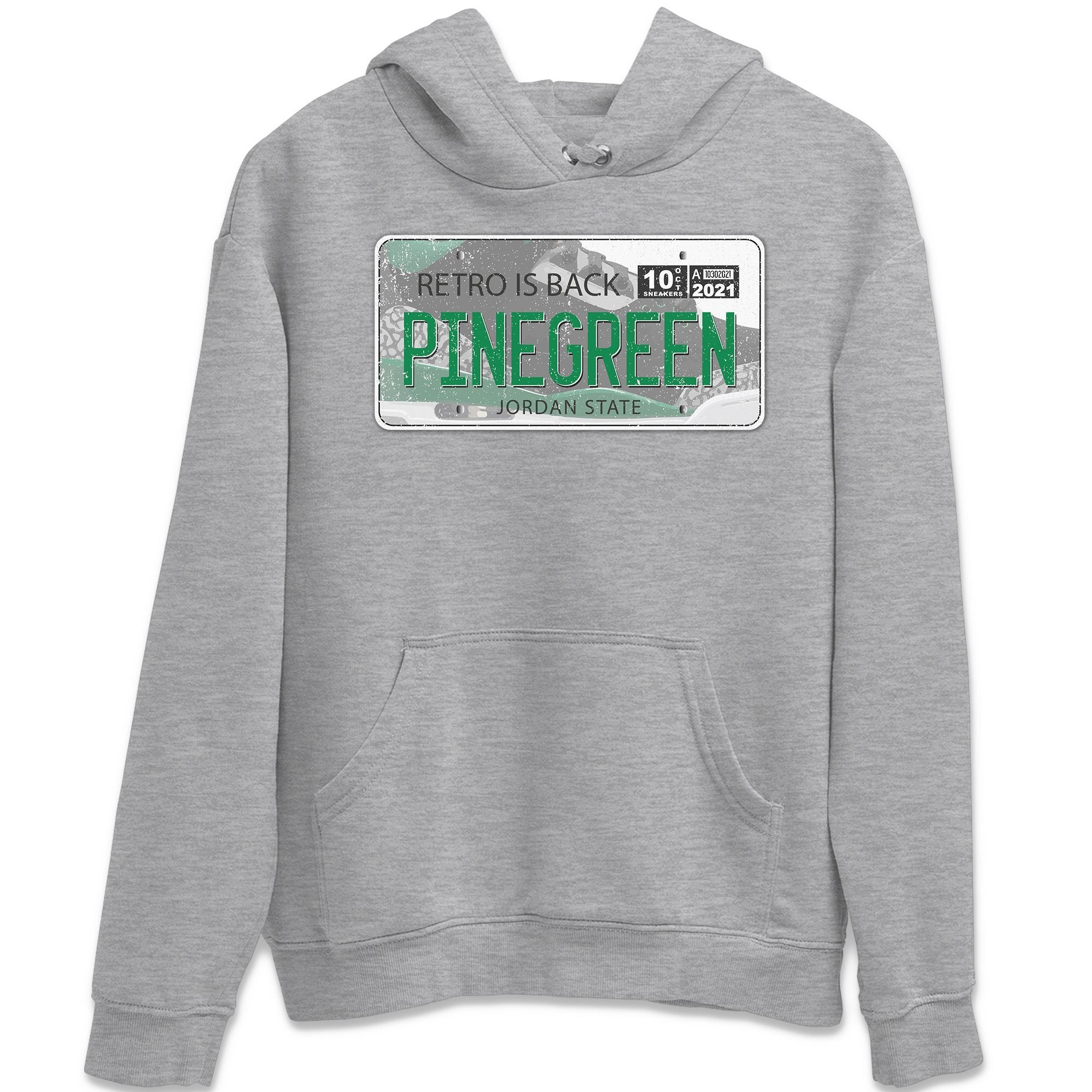 Jordan Plate Unisex Tops - Air Jordan 3 Pine Green
