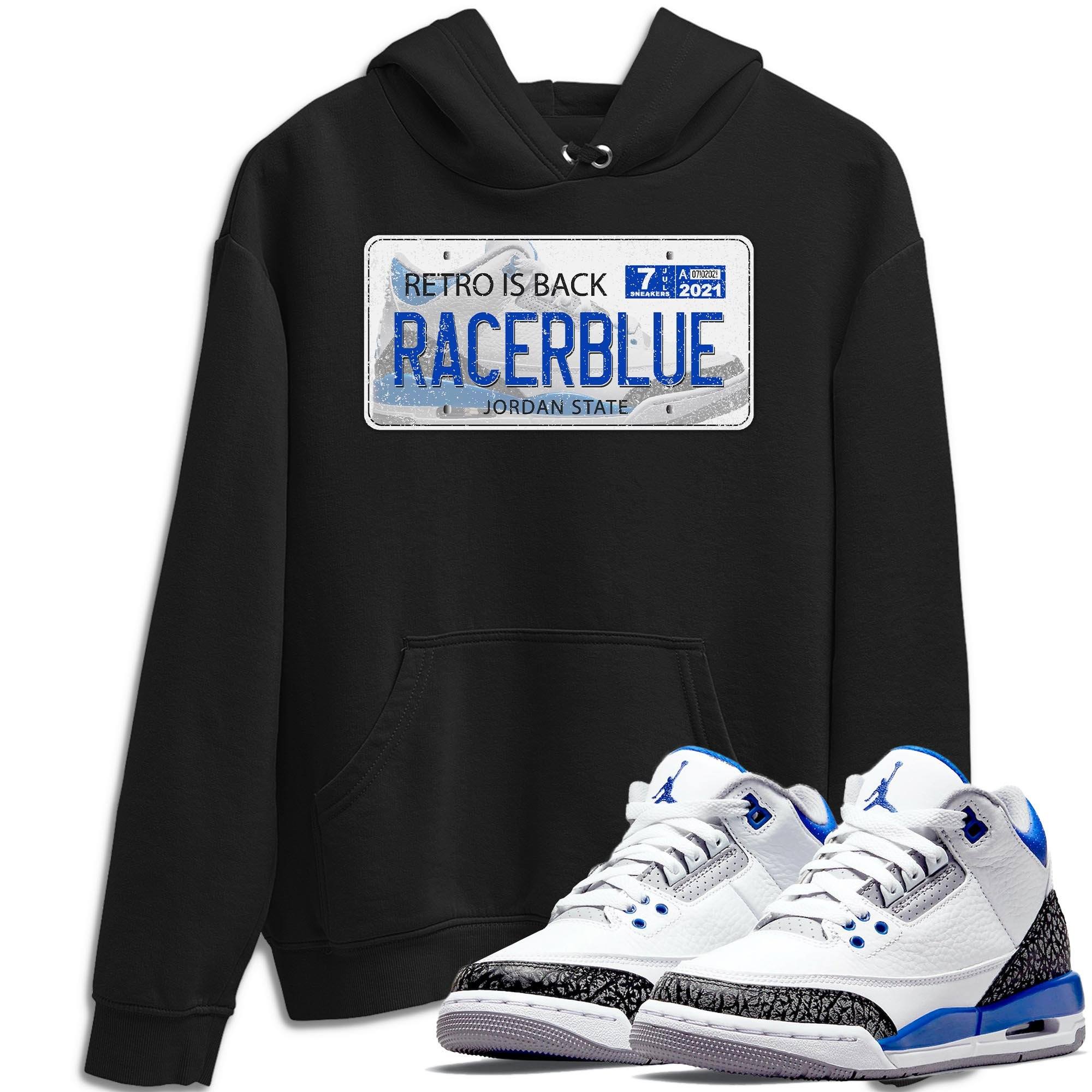 Jordan Plate Unisex Tops - Air Jordan 3 Racer Blue