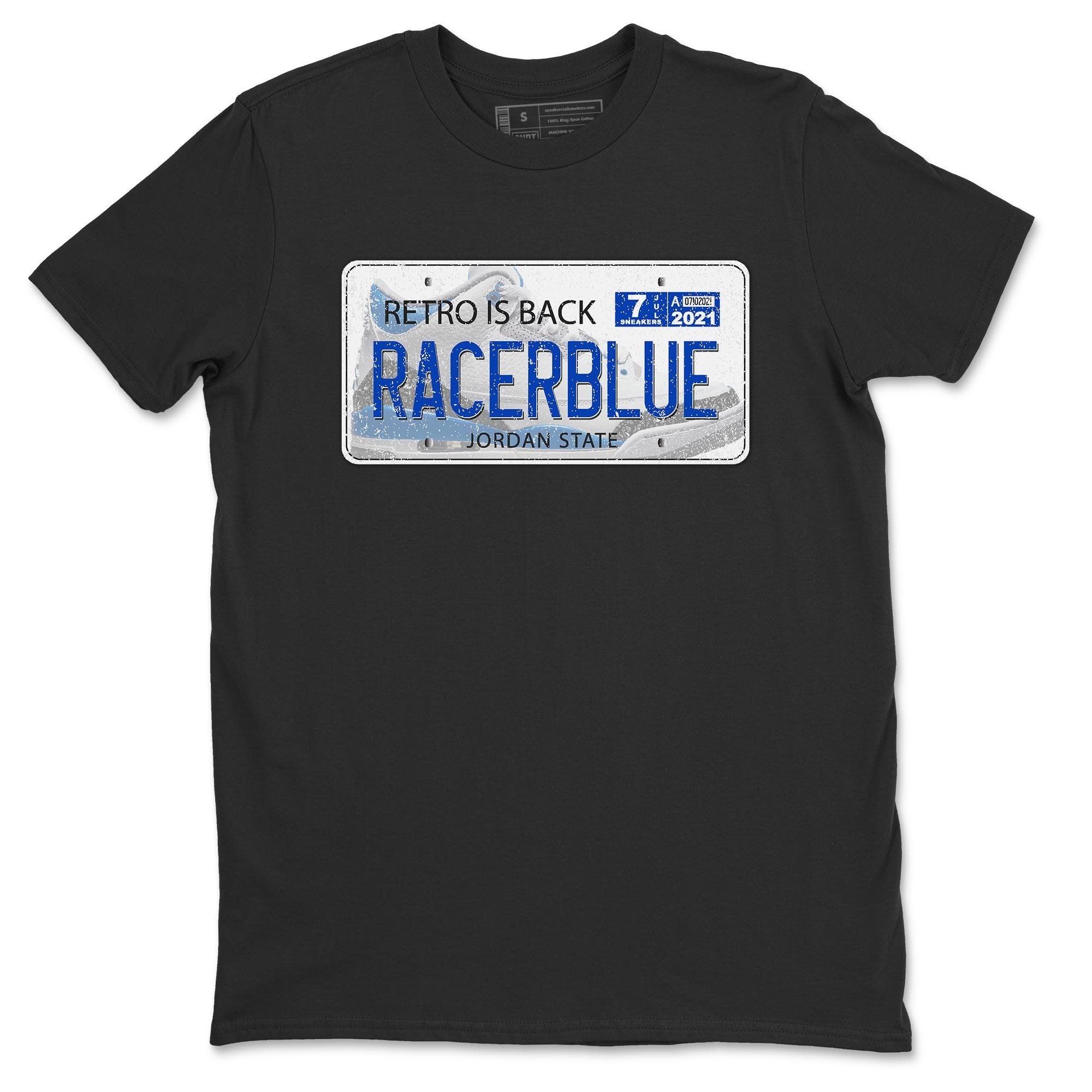Jordan Plate Unisex Tops - Air Jordan 3 Racer Blue