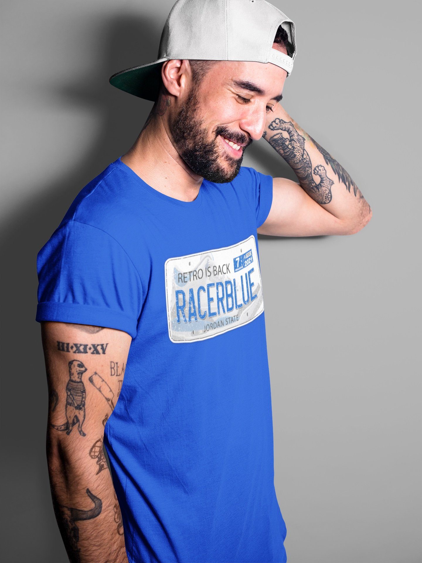 Jordan Plate Unisex Tops - Air Jordan 3 Racer Blue
