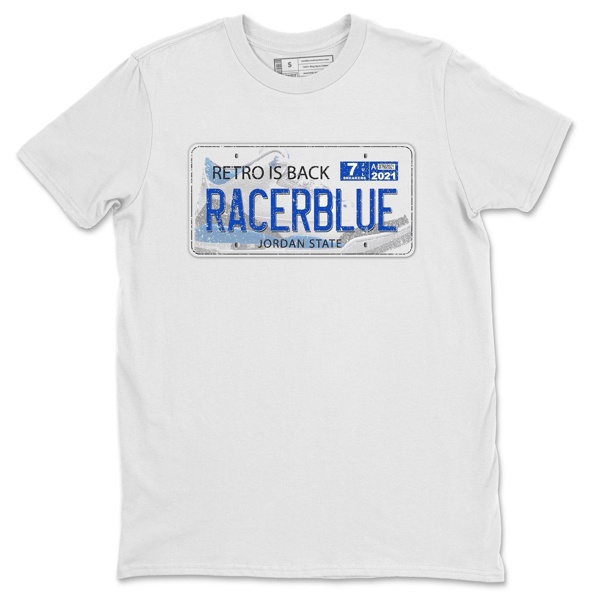 Jordan Plate Unisex Tops - Air Jordan 3 Racer Blue