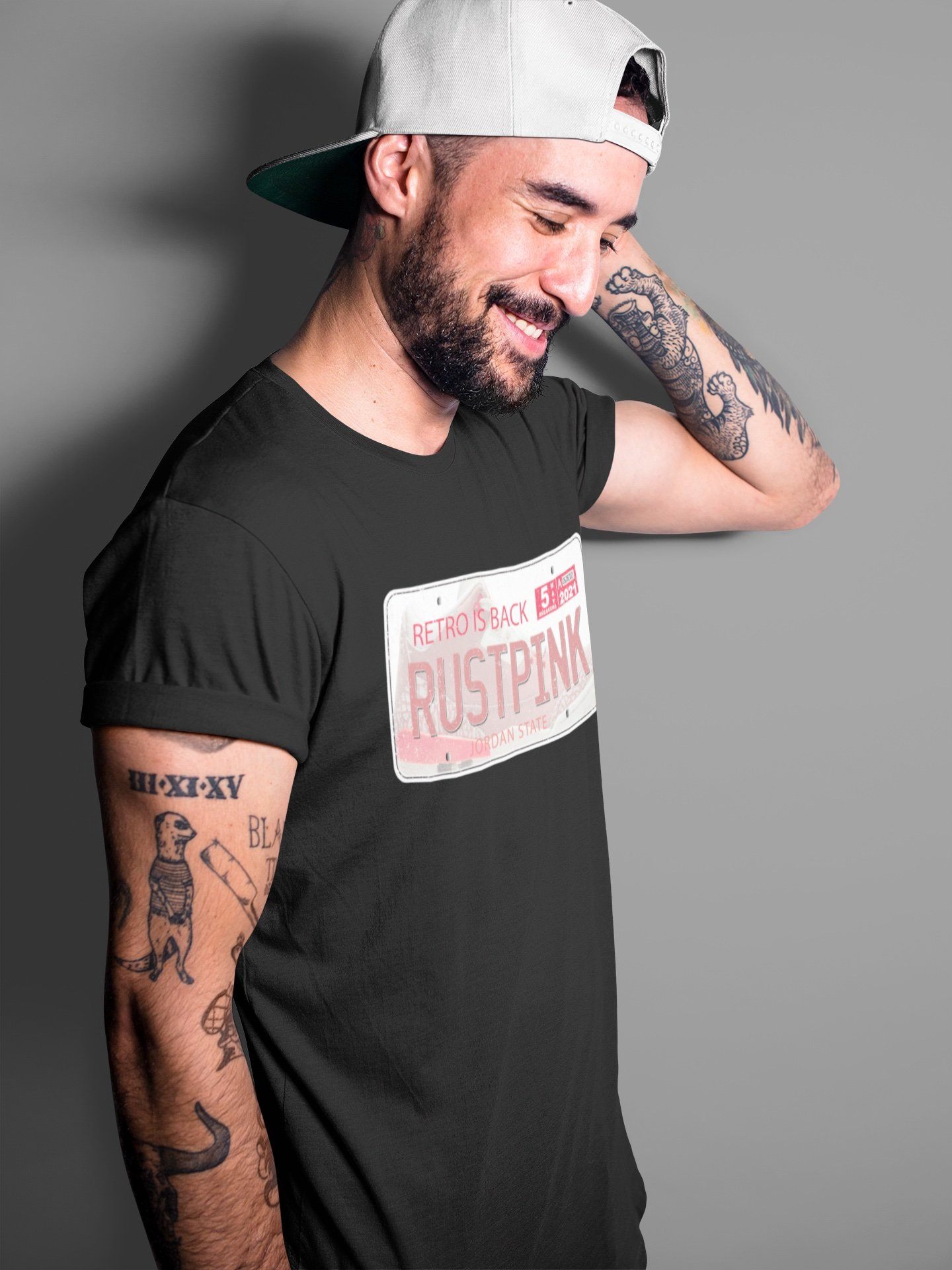Jordan Plate Unisex Tops - Air Jordan 3 Rust Pink